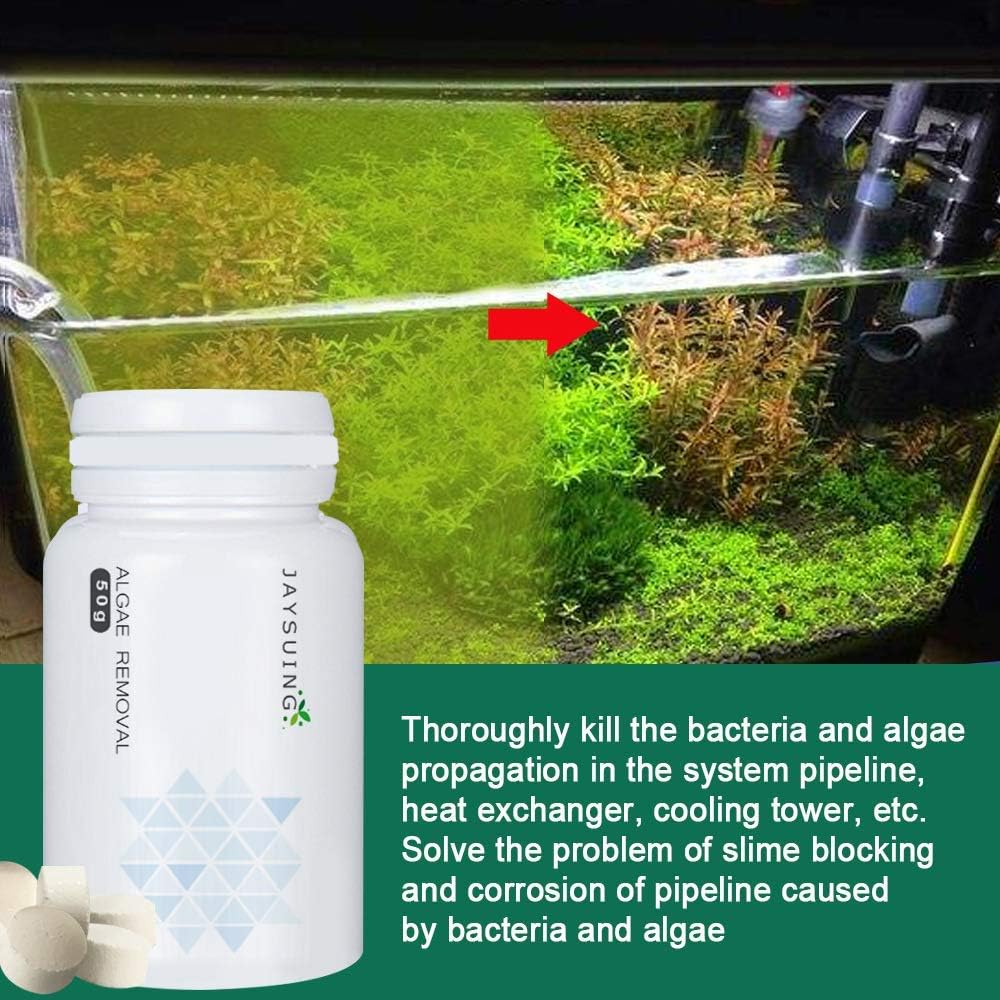 Algae Repellent Agent, Moss Remover,Aquarium Fish Tank Cleaning Powder,Sludge Destroyer Pond Cleaner. image number 5