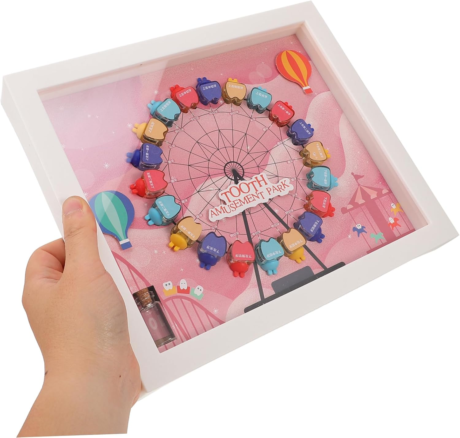 SHOWERORO Tooth Box Keepsake for Boys Decorative Newborn Tooth Storage Present for Cherishing Milestones Durable Design image number 4