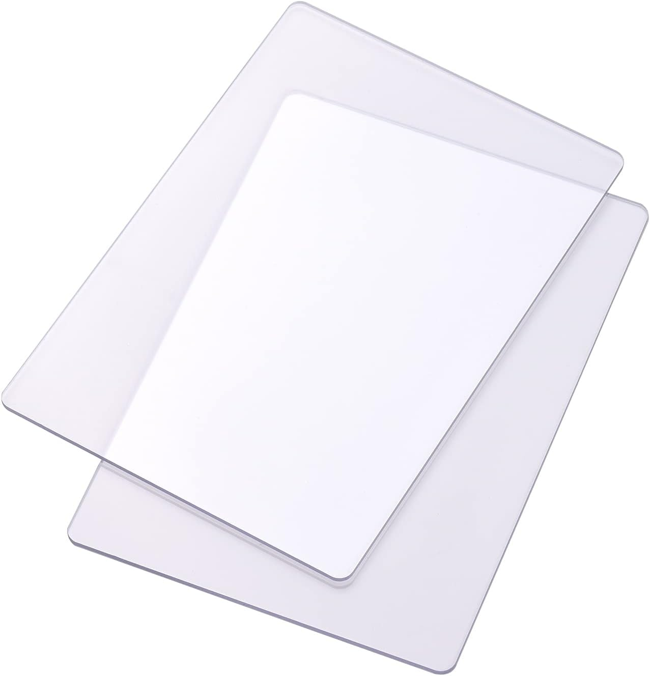 2Pcs Transparent Cutting Pad Accessory Durable PC Material Plate 3Mm Thickness Replacement Pad for Die Cutting & Embossing Machine Arts & Crafts Scrapbooking Cardmaking, 8.7 * 6.1In image number 6