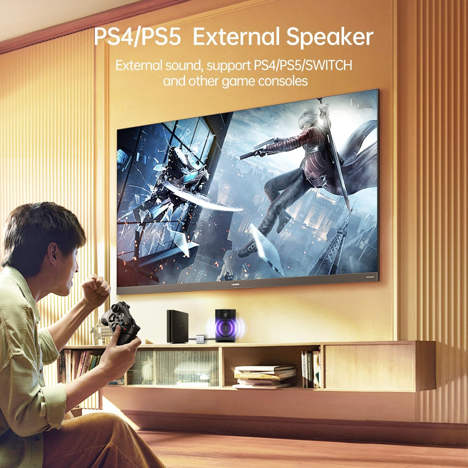 Biaze USB Sound Card, USB to 3.5Mm Jack Adapter Dual Aux Stereo Headphone Microphone, External Sound Card for Windows Mac Linux PS4 PS5 Switch image number 6