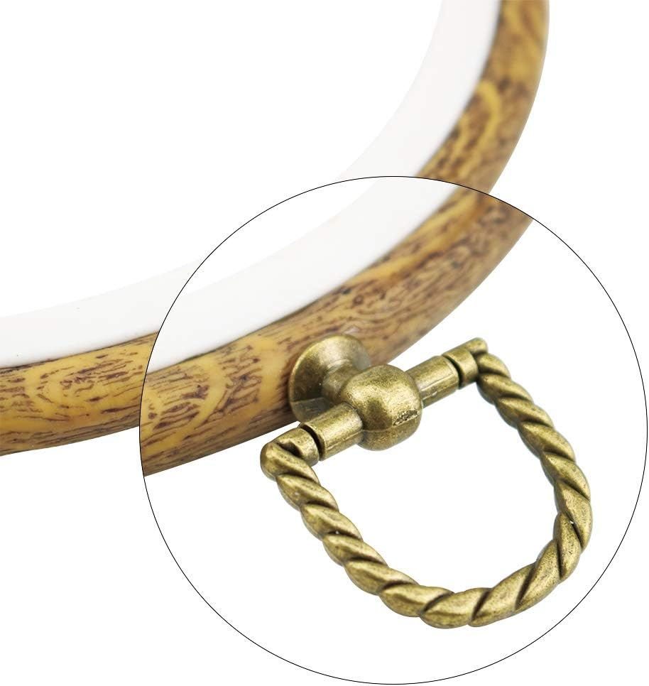 Guofa 2Pcs Resin Embroidery Hoop for Cross Stitch Embroidery Oval Hoops Arts Decoration (29Cm/11In-2Pcs) image number 5