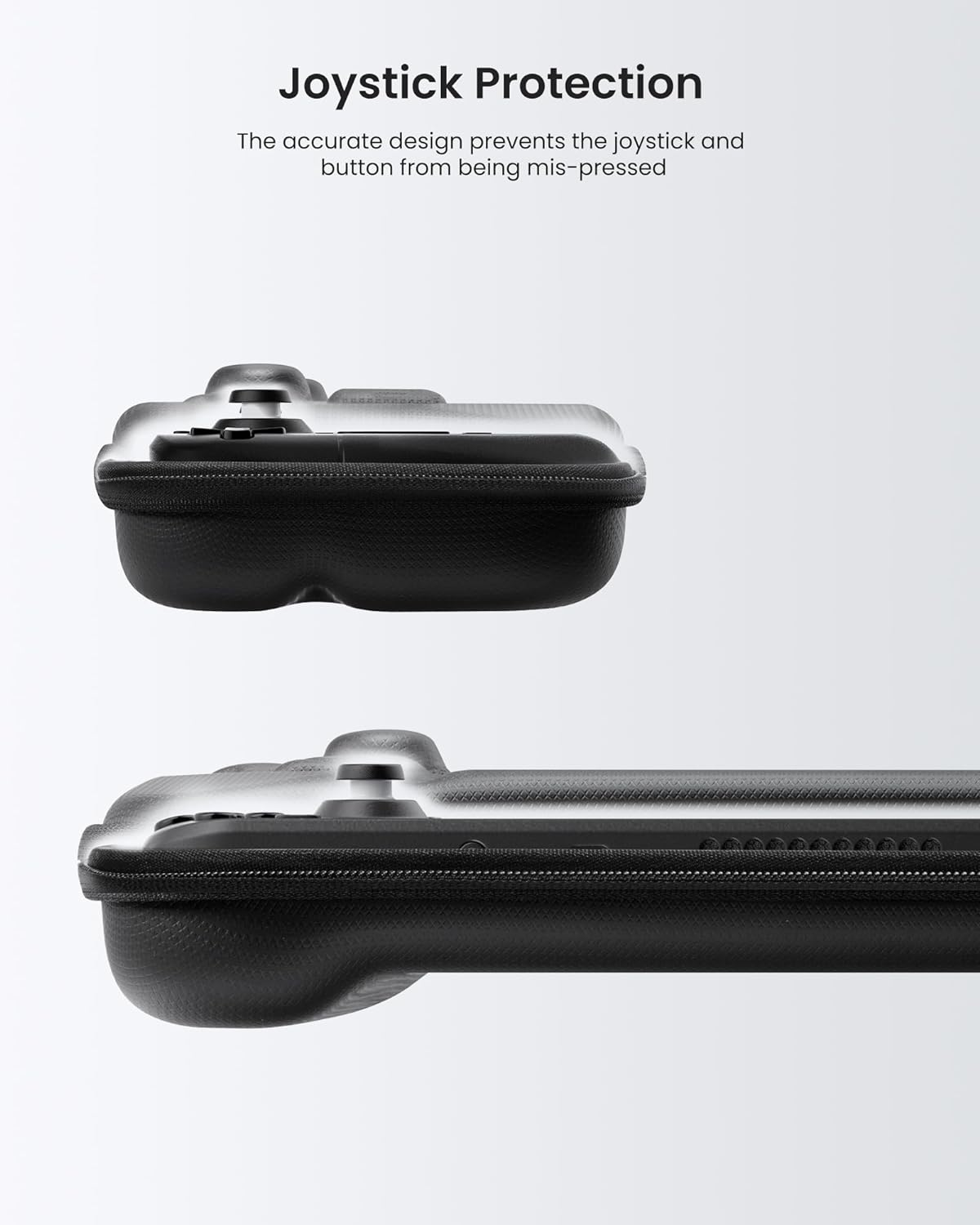 Tomtoc Protective Case for New Steam Deck OLED and Steam Deck, Hard Shell Portable Travel Carrying Bag for Steam Deck Console & Accessories, Shockproof, Travel Friendly, Black - Black image number 2