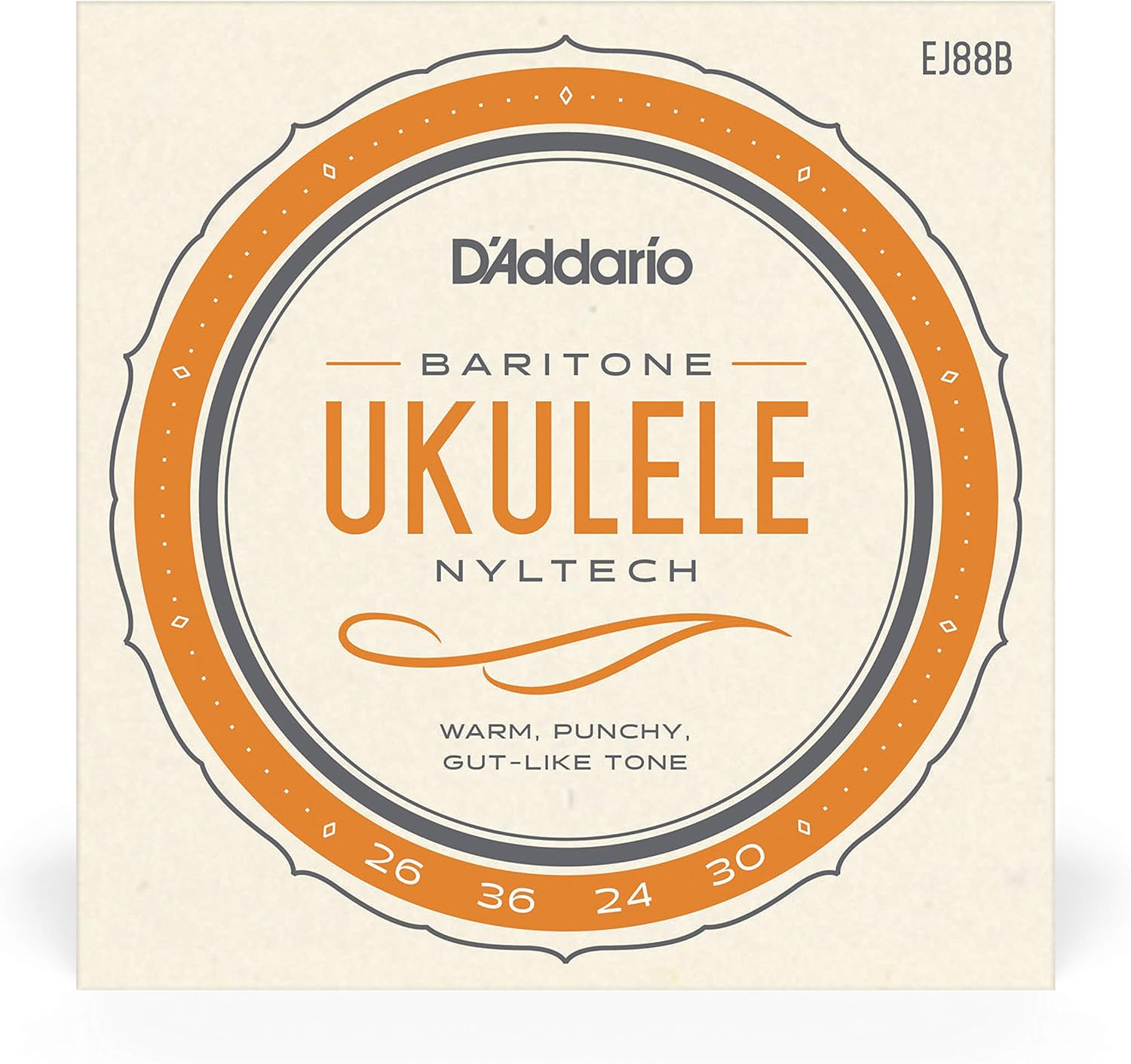 D'Addario EJ88B Nyltech Ukulele Strings, Baritone image number 4