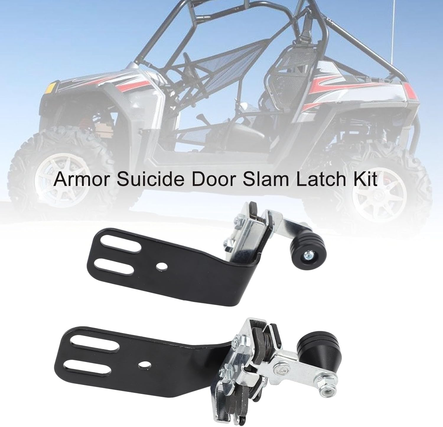 Armor Suicide Door Slam Latch Kit P081291 Replacement for RZR 800 XP 900, Premium Steel Door Latch, High Strength Slam Latch, RZR 800 Door Latch image number 6