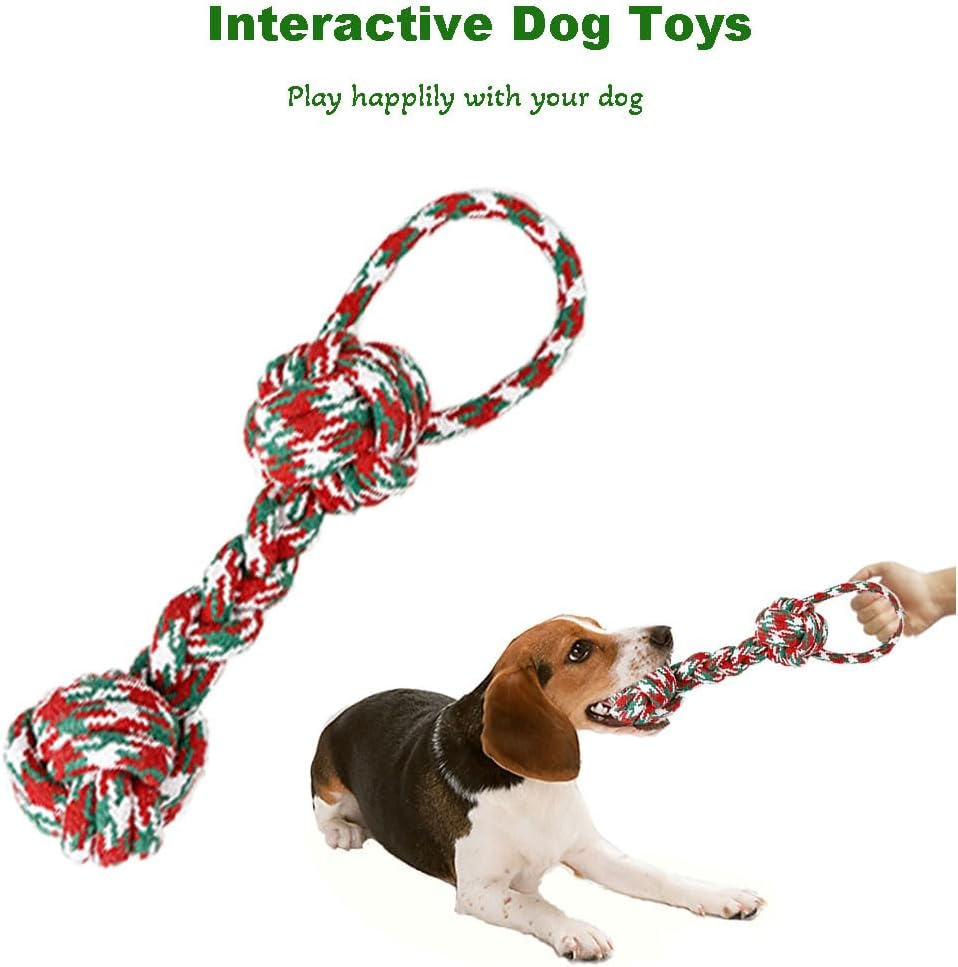 Dog Rope Toys, Interactive Dog Toys for Aggressive Chewers,Tug of War Dog Toy for Boredom, Teeth Cleaning, Suitable for Small Medium Large Dogs
