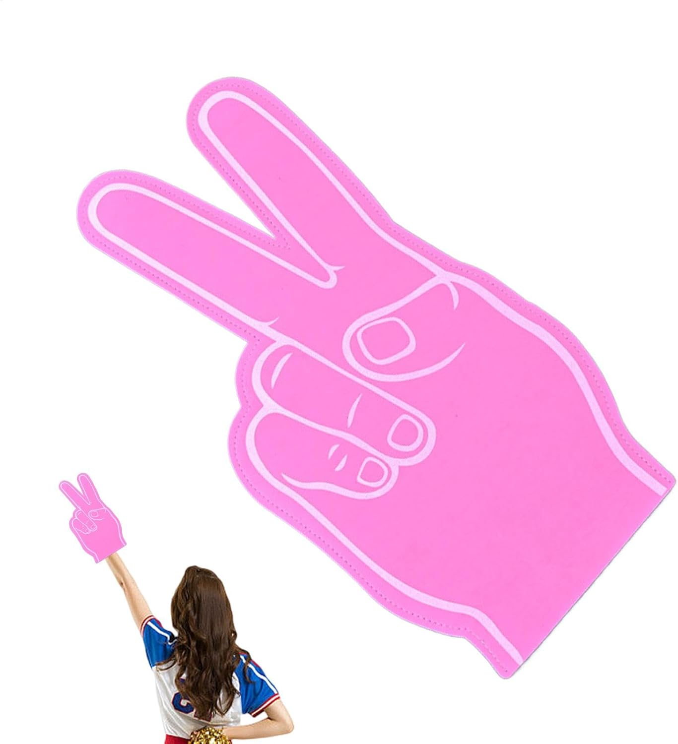 Foam Finger - Giant Gladiator Foam Finger | Sports Fan Cheering Prop, Hand Signs for Games, Events, Competitions, Fun Athletic Spirit Accessory for All Occasions