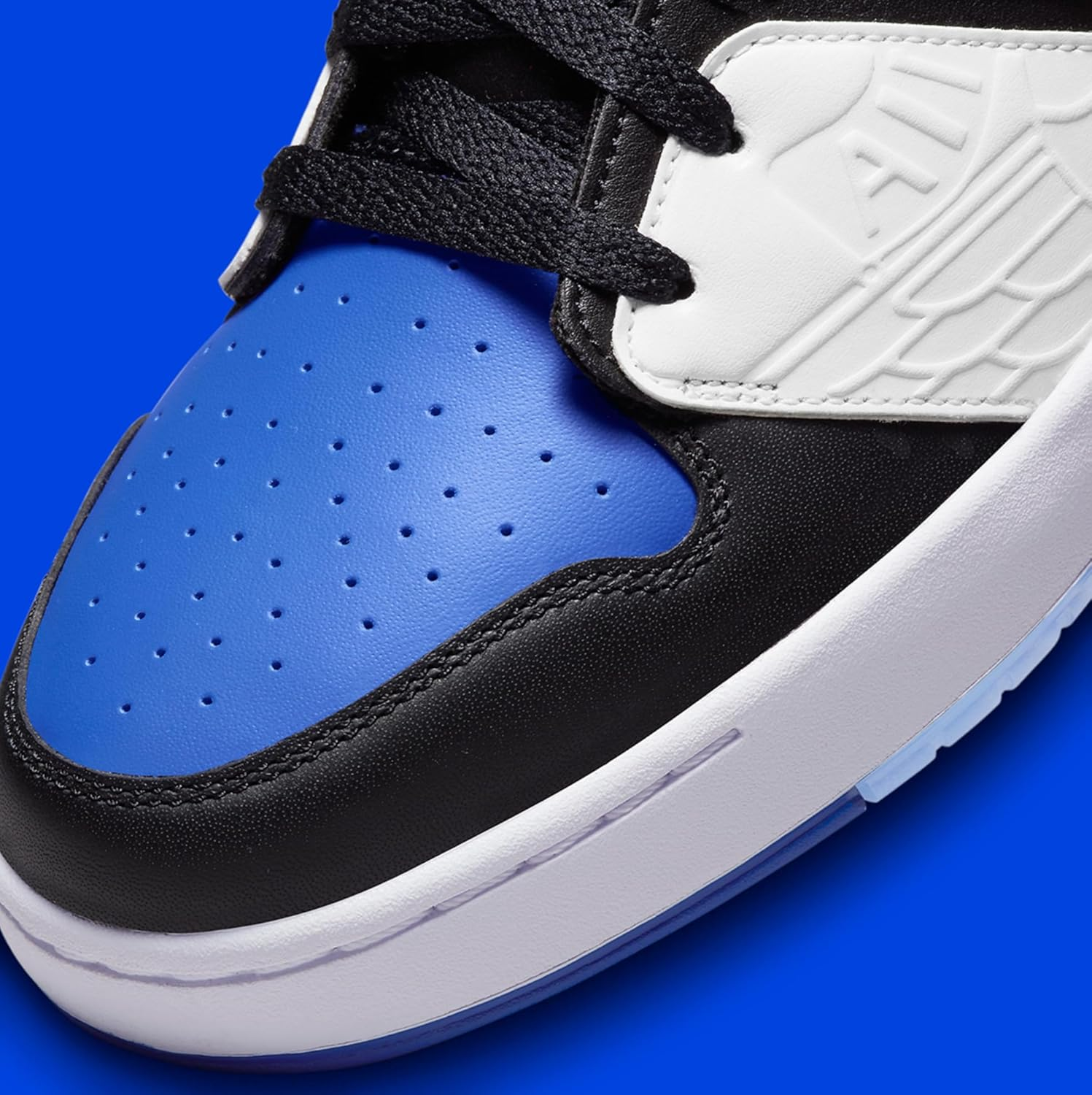 Jordan NU Retro 1 Low in Sport Royal/Black-White (Us_Footwear_Size_System, Adult, Men, Numeric, Medium, Numeric_11_Point_5) image number 2