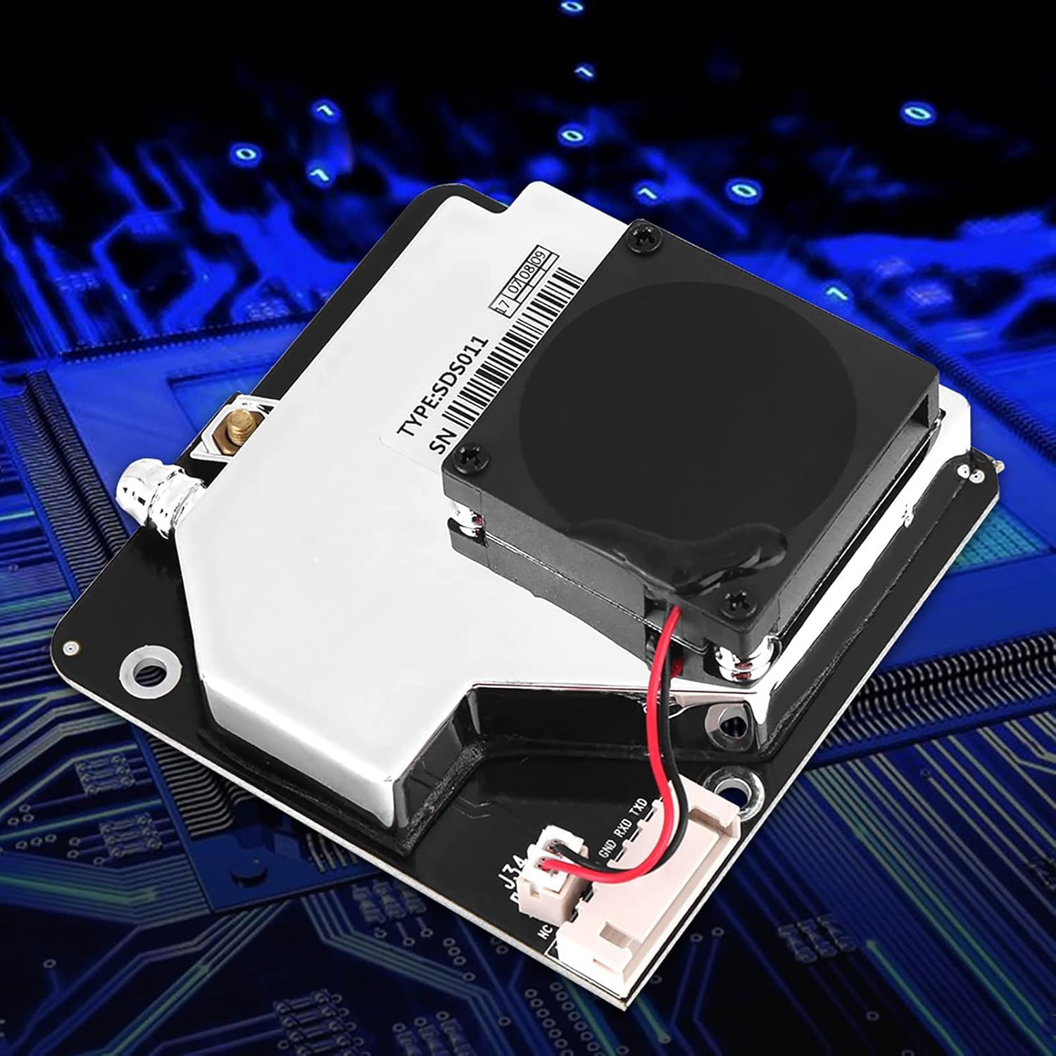 Dust Sensor, PM2.5 PM10 Detector, Particle Sensor, SDS011 Air Concentration Sensor Module, Air Quality Monitoring Device image number 1