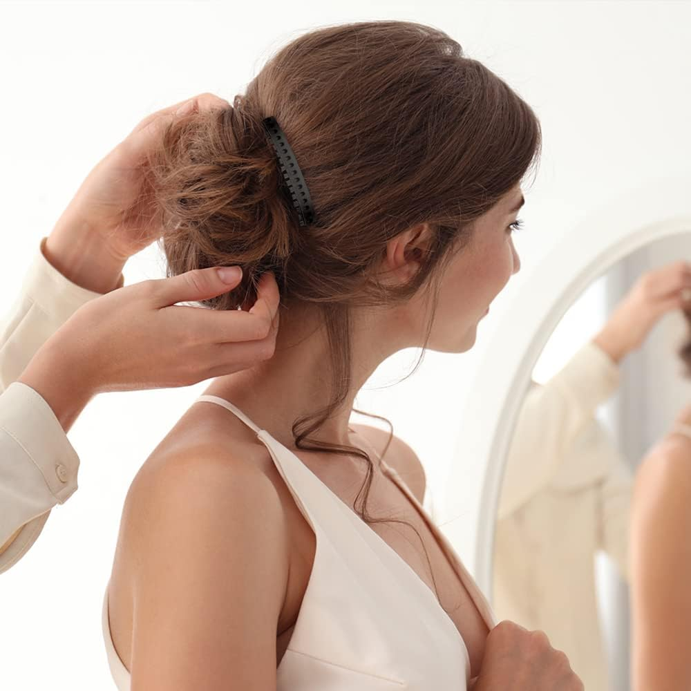 18 Pieces French Side Combs, Plastic Side Hair Twine, Decorative Comb with Teeth, Hair Combs, Hair Clips, Accessories for Women, Bridal, Wedding Veil, Girls, Thick and Fine Hair