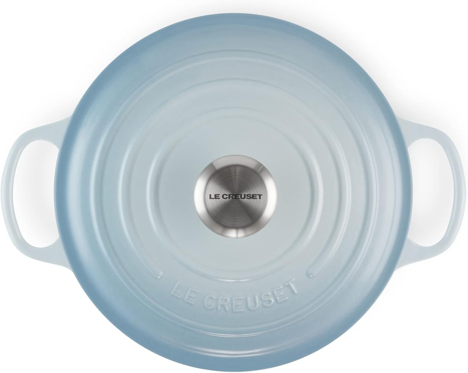 Le Creuset Signature Cast Iron round Casserole 26Cm - 5.3L Coastal Blue image number 1