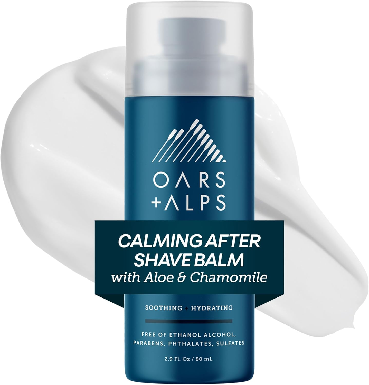 Oars + Alps Calming after Shave Balm and Lotion for Men, Dermatologist Tested and Infused with Aloe and Chamomile, TSA Friendly, 2.9 Fl Oz image number 6