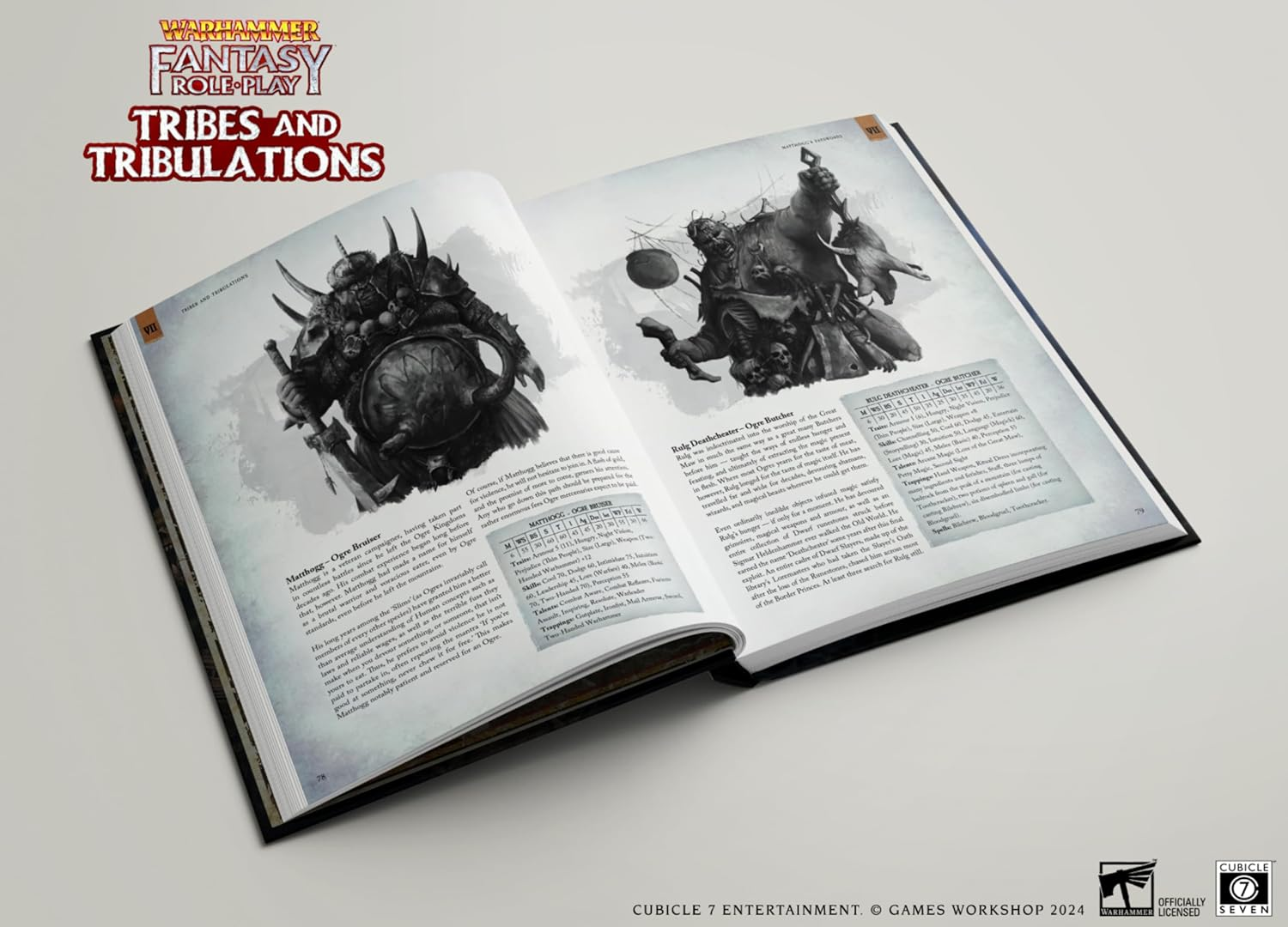 Cubicle 7 Warhammer Fantasy Roleplay: Tribes and Tribulations Board Game Book Accessory