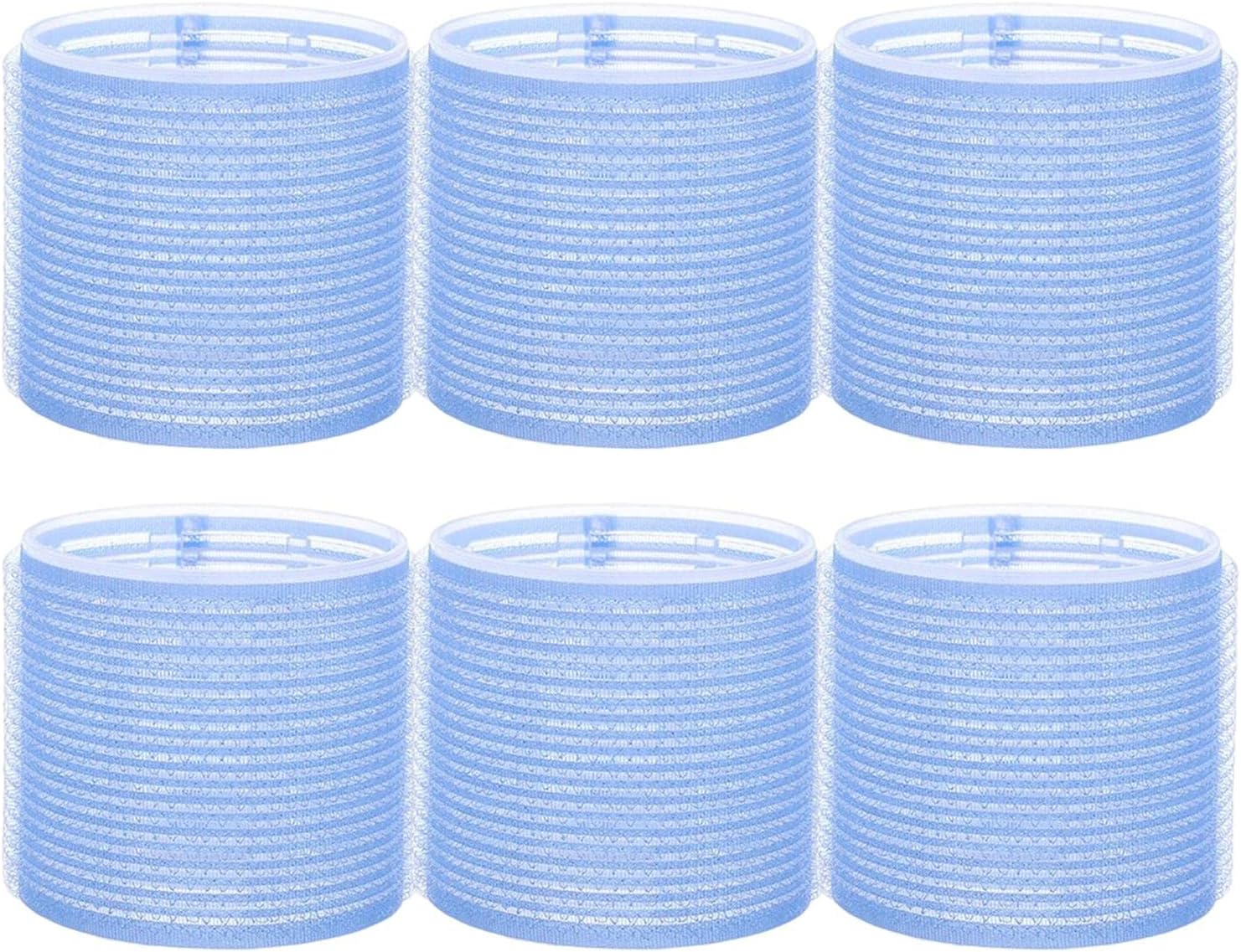 Eigell 6 Pieces Bangs Roll, Styling,Hair Dressing,Curlers,Rollers, Self Adhesive Salon Curly DIY Random Color, Dia 6.4Cm image number 3