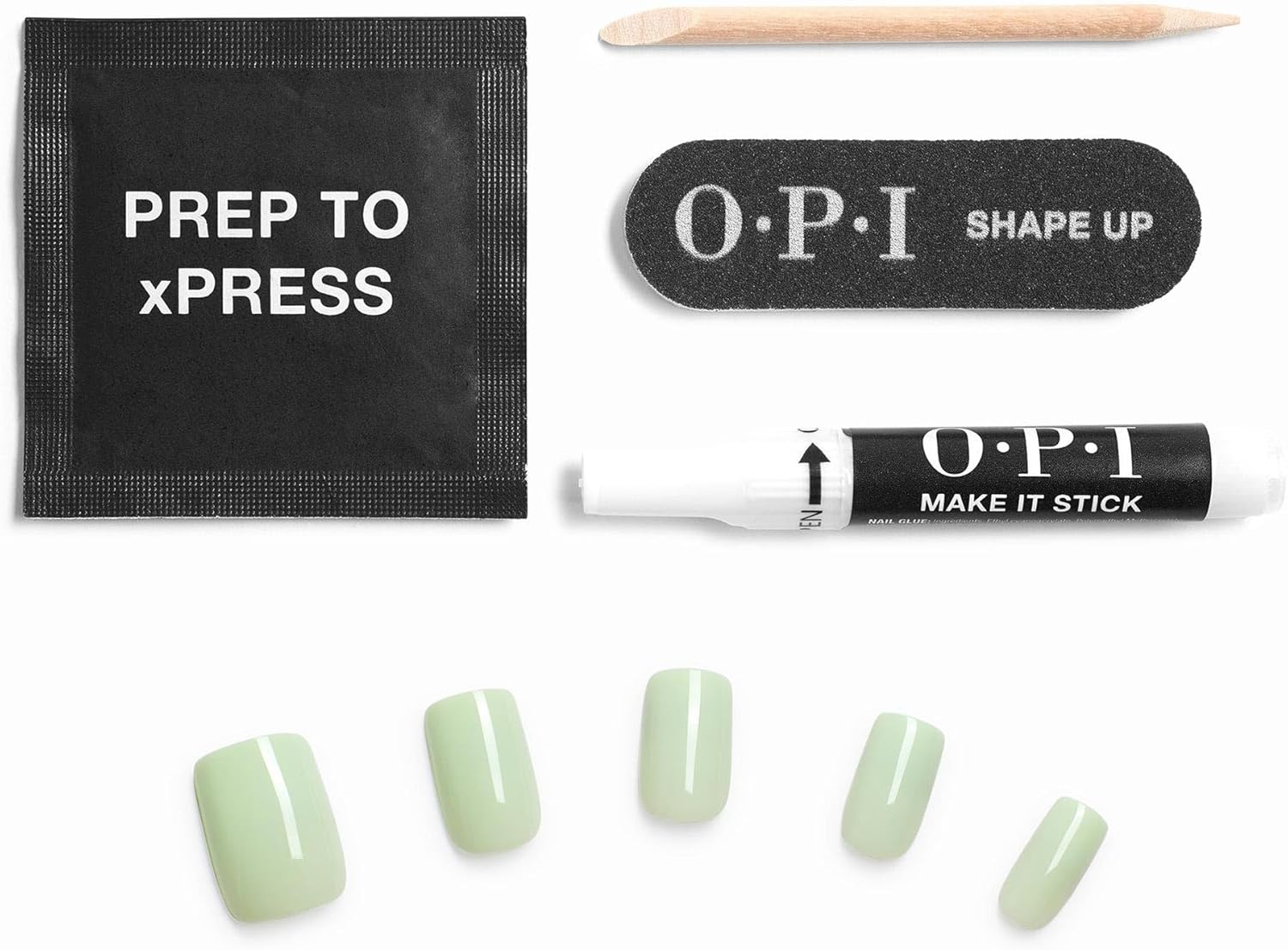 OPI Xpress/On Press on Nails, up to 14 Days of Wear, Gel-Like Salon Manicure, Reusable, Vegan, Sustainable Packaging, with Nail Glue, Press-Onality image number 2