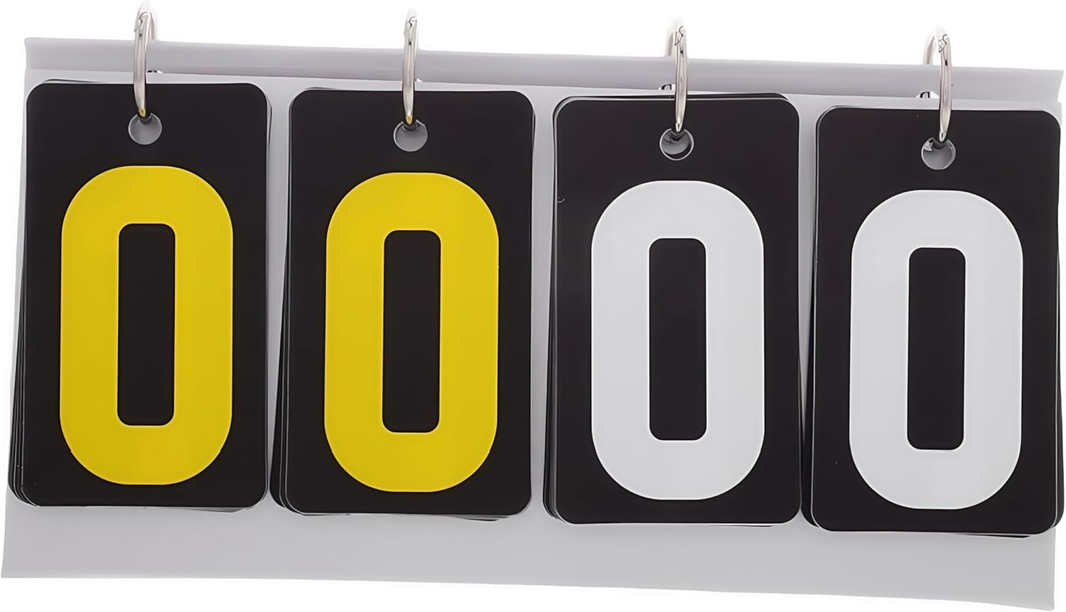 Portable Scoreboard,Manual Score Flip Cards,Softball, and Tennis Tabletop Scoreboard Flipper for Game Nights,Competitions,Table Tennis,Sports image number 3