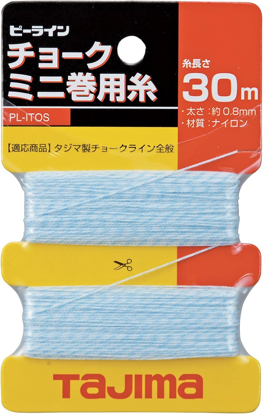 Tajima TAJ-54340 Replacement Cord for Ink, Rite Chalk Line Reel 0.5 Mm X 30M - 1 Piece. image number 1