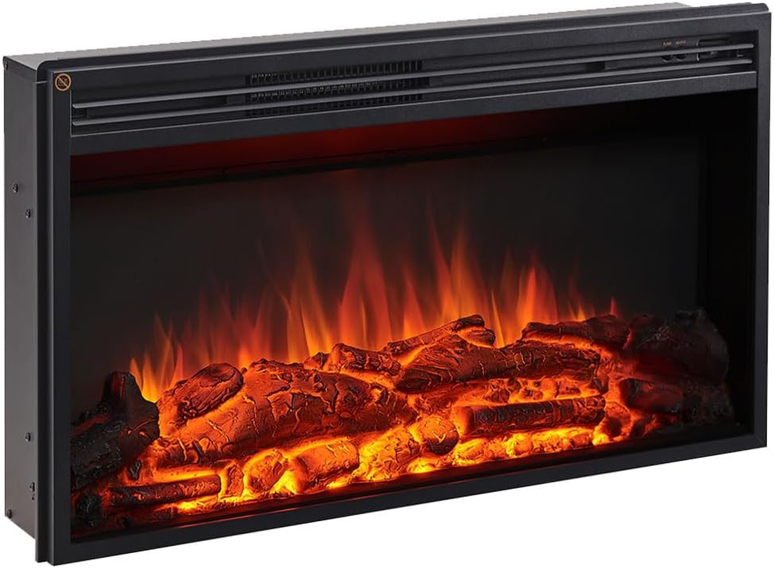 Modaliving Stella 30-Inch 2000W Electric Fireplace Insert for Cozy Ambience