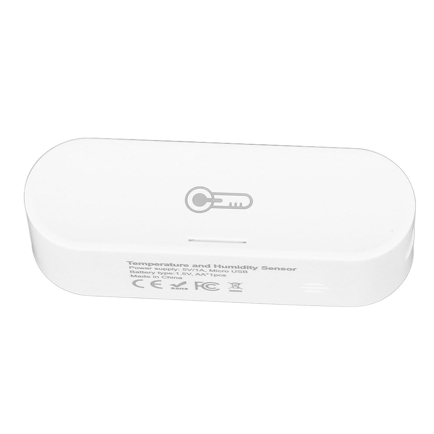 Smart Connectivity Indoor Thermometer Hygrometer Sensor Real Time Monitoring for Smart Home, Durable ABS Material Suitable for Various Occasions image number 1