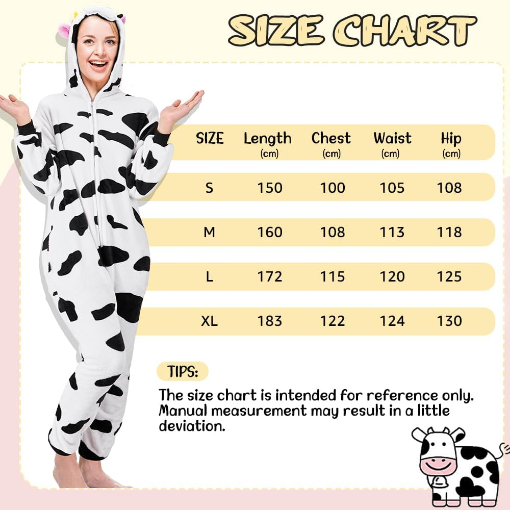 Autowt Animal Onesie Costume, Halloween Cosplay Jumpsuit Homewear for Women Men Adult, Unisex Plush One-Piece Sleepwear Pajamas Kigirumi for Party Carnival Christmas image number 2