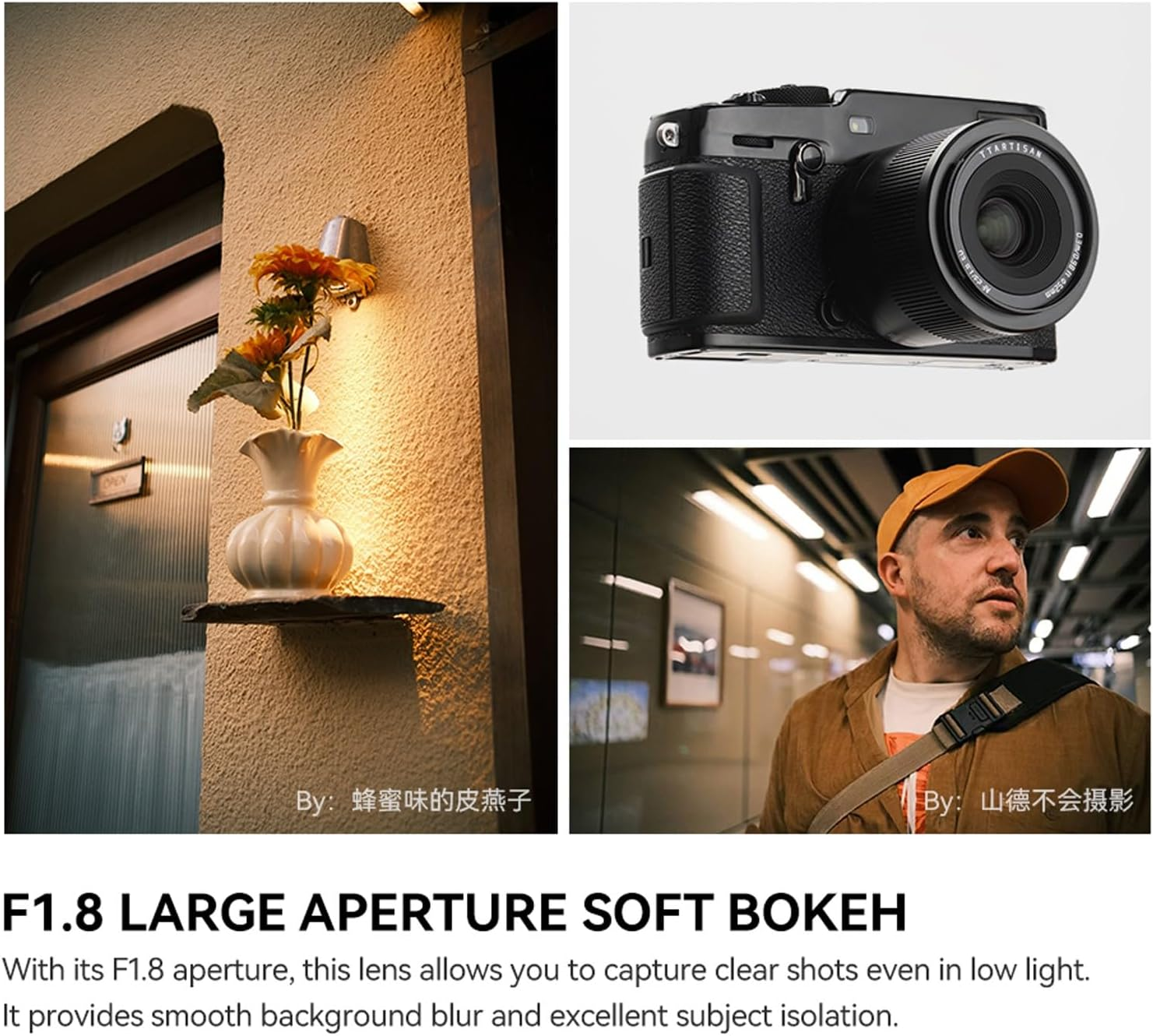 Ttartisan 23Mm F1.8 E-Mount APS-C STM Autofocus Lens for Sony E-Mount Cameras A6100 A6300 A6400 A6500 A6600 A6700 NEX-3 NEX-3N NEX-3R NEX-5N NEX-5T NEX-5 NEX-5R NEX-5C NEX-6 NEX-7 ZVE-10 FX30