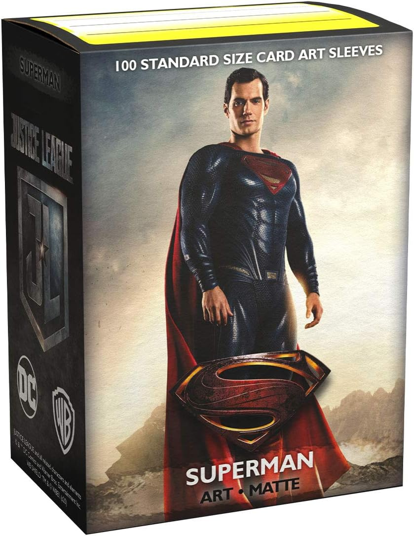 Dragon Shield Justice League Superman Matte Art Sleeves 100 Piece image number 3