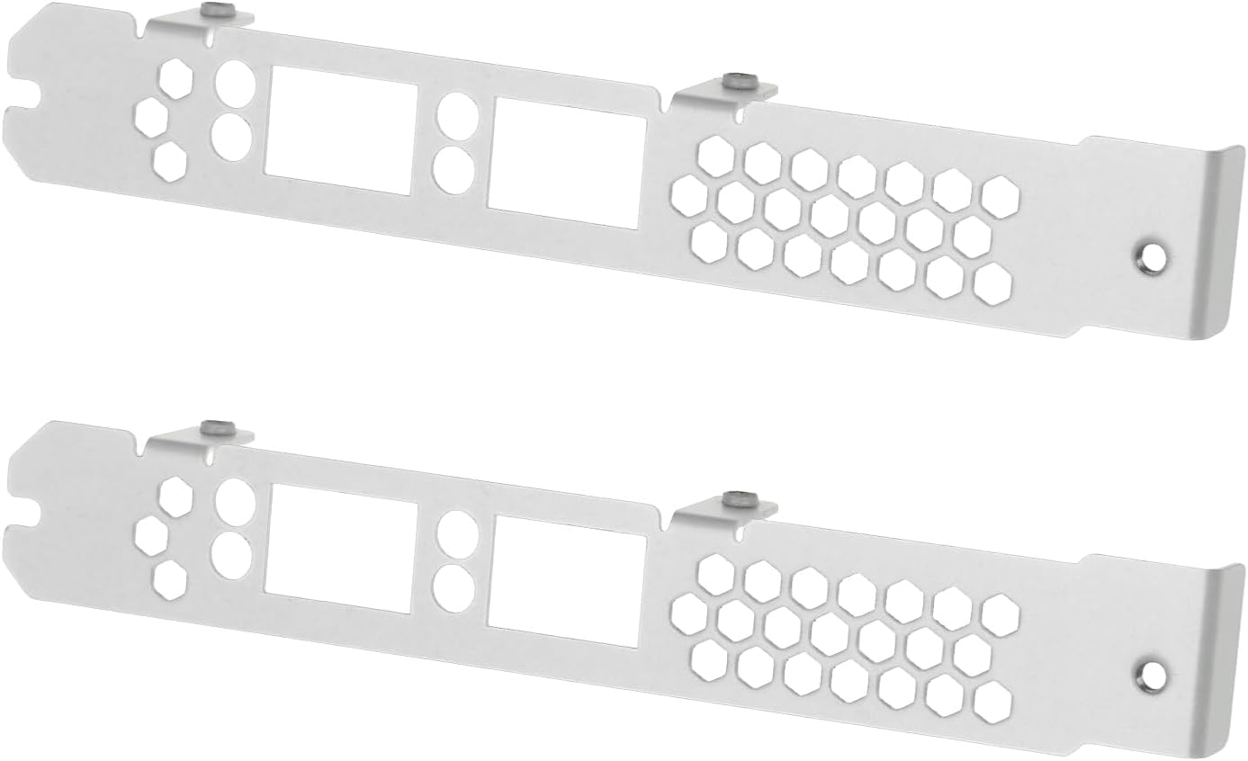 LT Easiyl 2Pcs Full Height Bracket 2G0MD 02G0MD Compatible with DELL PCIE 25G BCOM image number 4