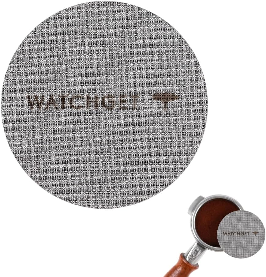 Watchget 58.35Mm Espresso Puck Screen, 1.7Mm Thickness 150&Mu;m Reusable 316 Stainless Steel Professional Barista Coffee Filter Mesh Plate for Espresso Portafilter Filter Basket image number 2