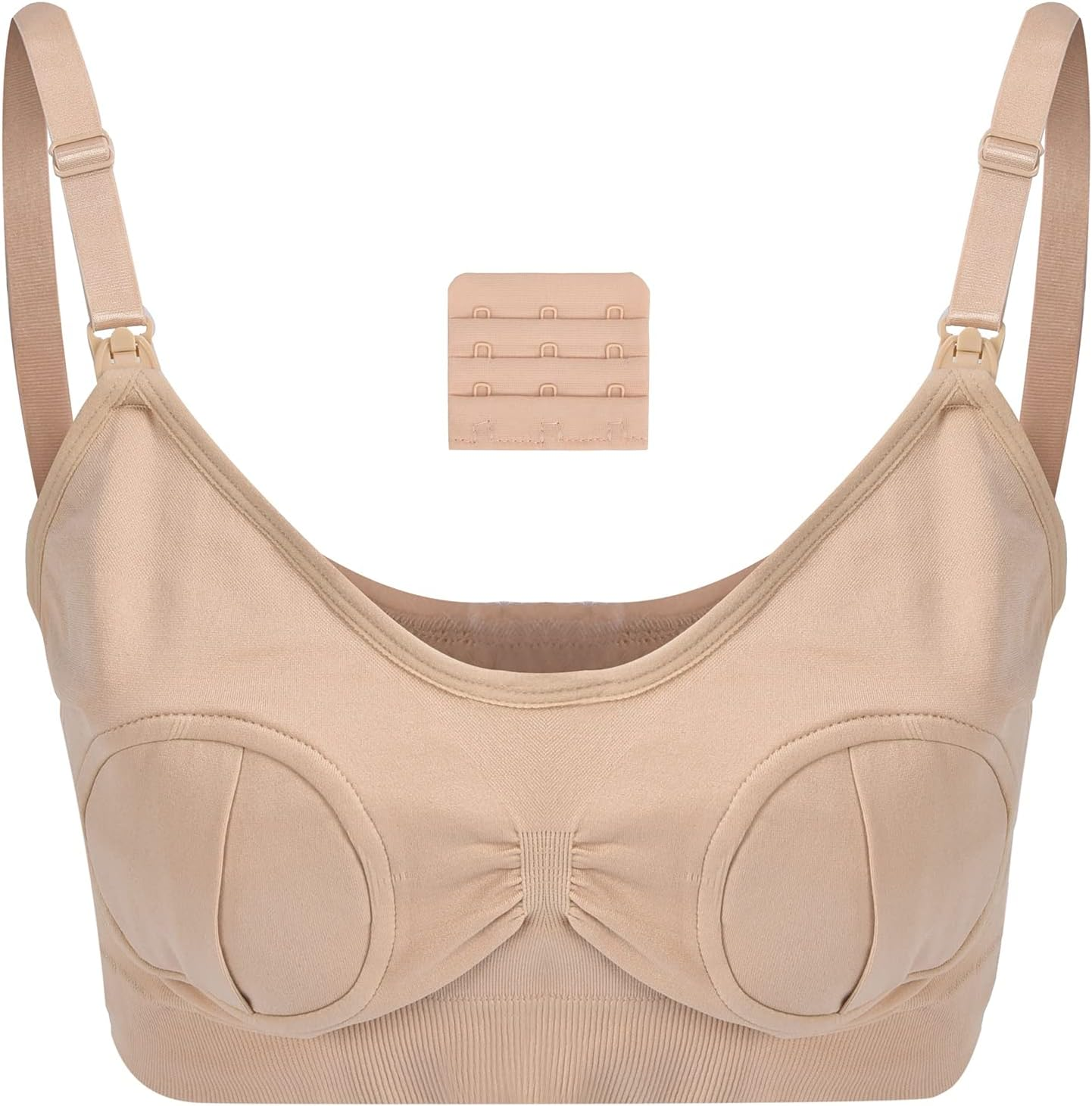 Hands Pumping Bra Wireless Nursing Bra Breastfeeding Women Underwear Bra image number 1