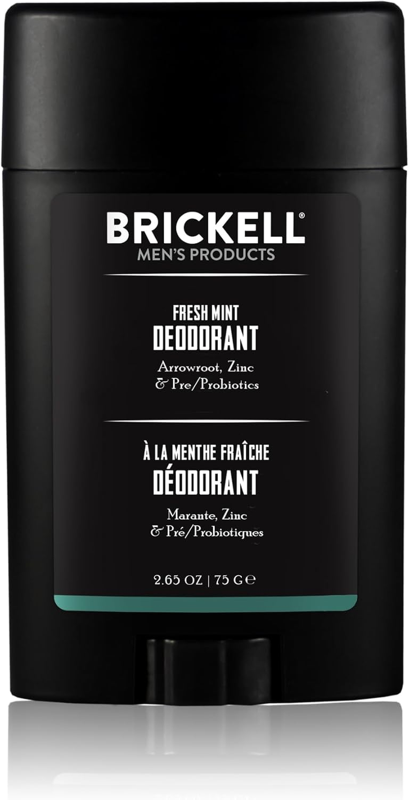 Brickell Men'S Products Natural Deodorant for Men, Natural and Organic, Aluminum, Alcohol, and Baking Soda Free, 2.65 Ounce, Eucalyptus & Mint image number 5