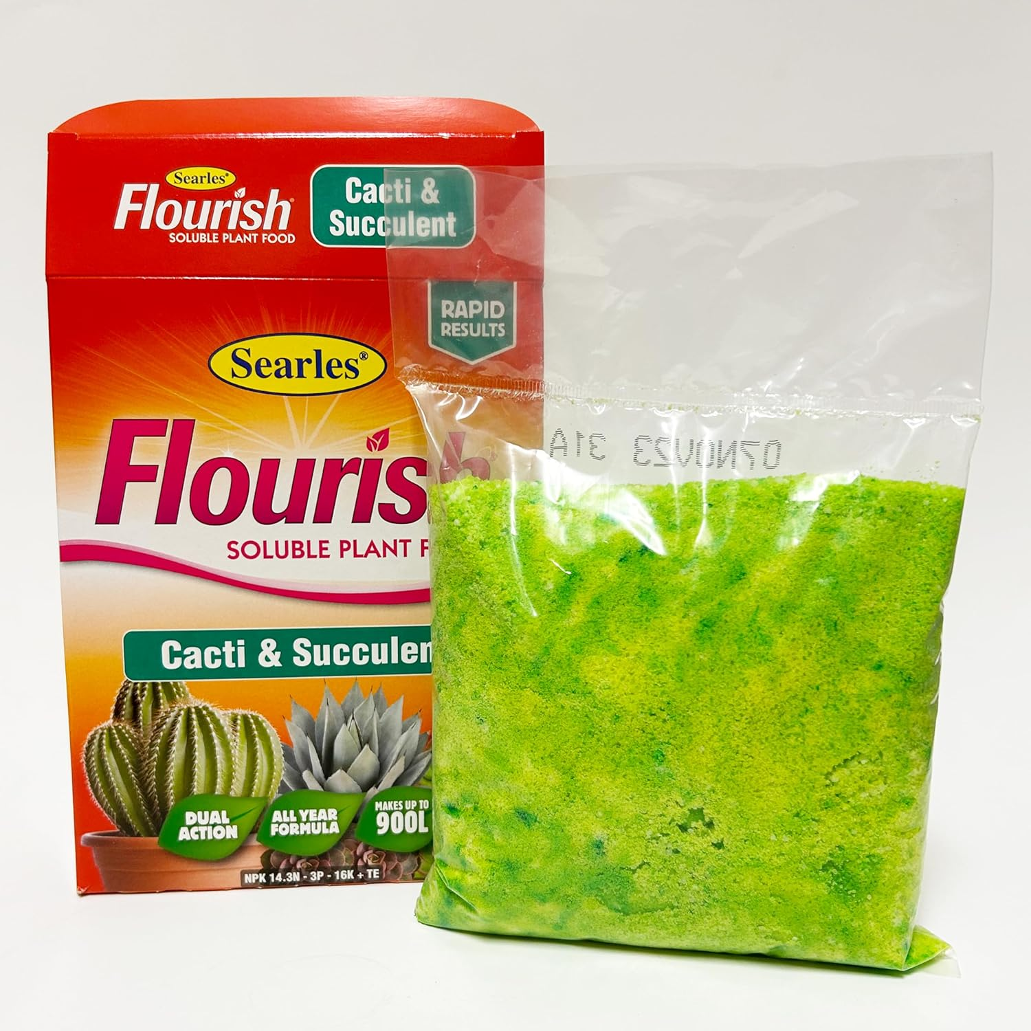 Searles Flourish Cacti and Succulent Soluble Plant Food Fertiliser, 500G image number 5