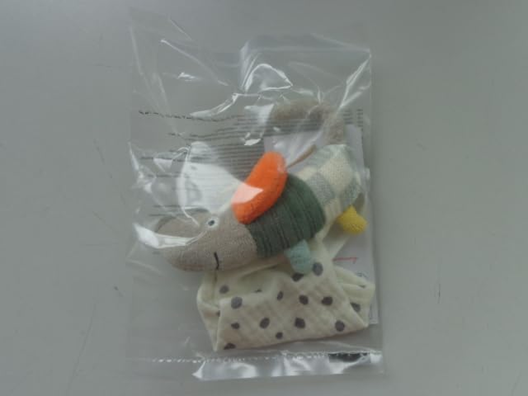 Fehn Mini Comforter Dog Natural - Mini Playmate & Stuffed Toy Cuddly Blanket with Organic Cotton from Organic Controlled Cultivation (KBA) - for Babies & Toddlers from 0+ Months image number 6