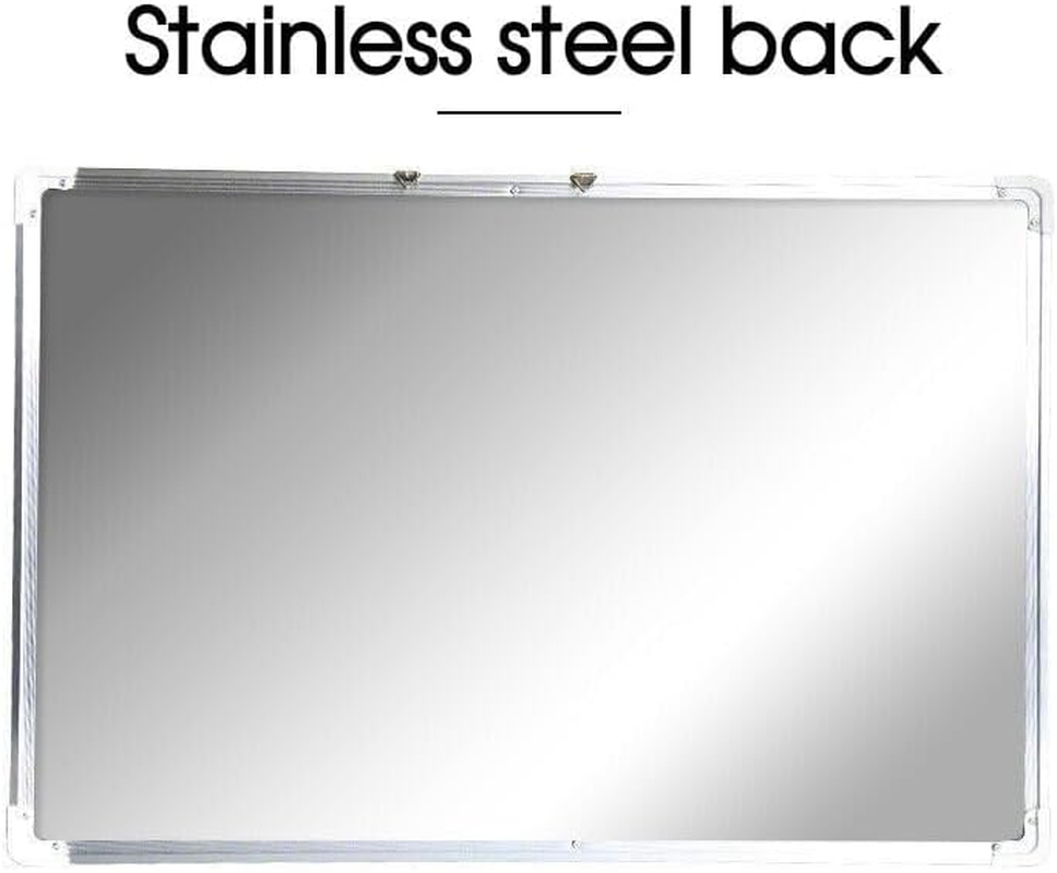 Leona Co Magnetic Dry Erase Board, Wall Mounted Whiteboard, 90 X 60 Cm, Lightweight Portable White Board, Wall Mounted Board for Kids, Home, Office, School with Marker & Eraser & Magnet Buttons image number 3