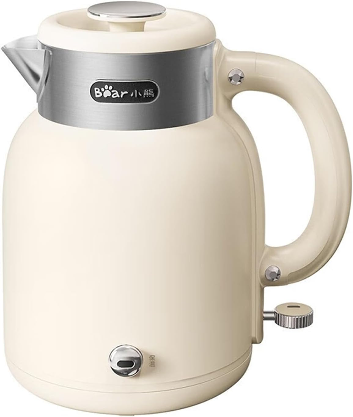 BEAR Electric Kettle, 1.5L Hot Tea Water Boiler, 1500W Rapid Boil, 316 Stainless Steel Pot, One-Key Keep Warm 65℃, Auto Shut-Off & Boil Dry Protection (Ivory White) image number 6