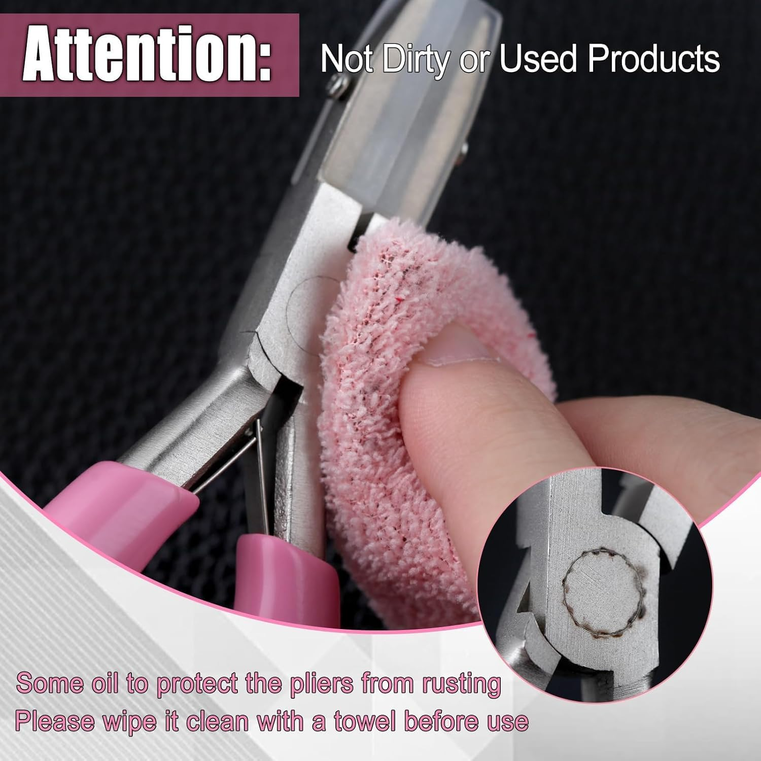 SPEEDWOX 8Pcs Jewelry Making Pliers Set Flat Nose Pliers Smooth Jaw & Serrated Jaw Wire Looping Pliers End Cutting Pliers Wire Cutter Chain Nose Pliers Bend Nose Pliers round Nose Pliers with Cutter image number 4