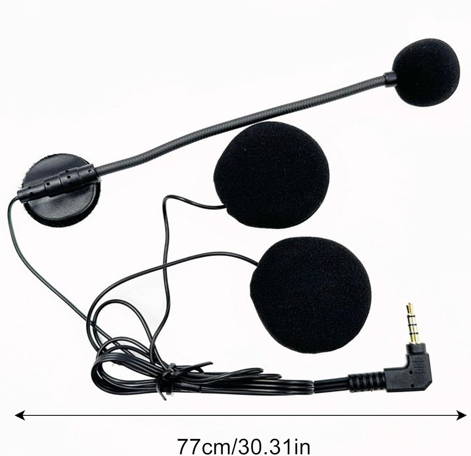 Daooibpa Helmet Speakers | Motorcycle Helmet Speakers,Earbuds Intercom Modular High-Definition Audio for Riding Racing Street Riding Adventure Touring Powersports Dirtbike image number 3