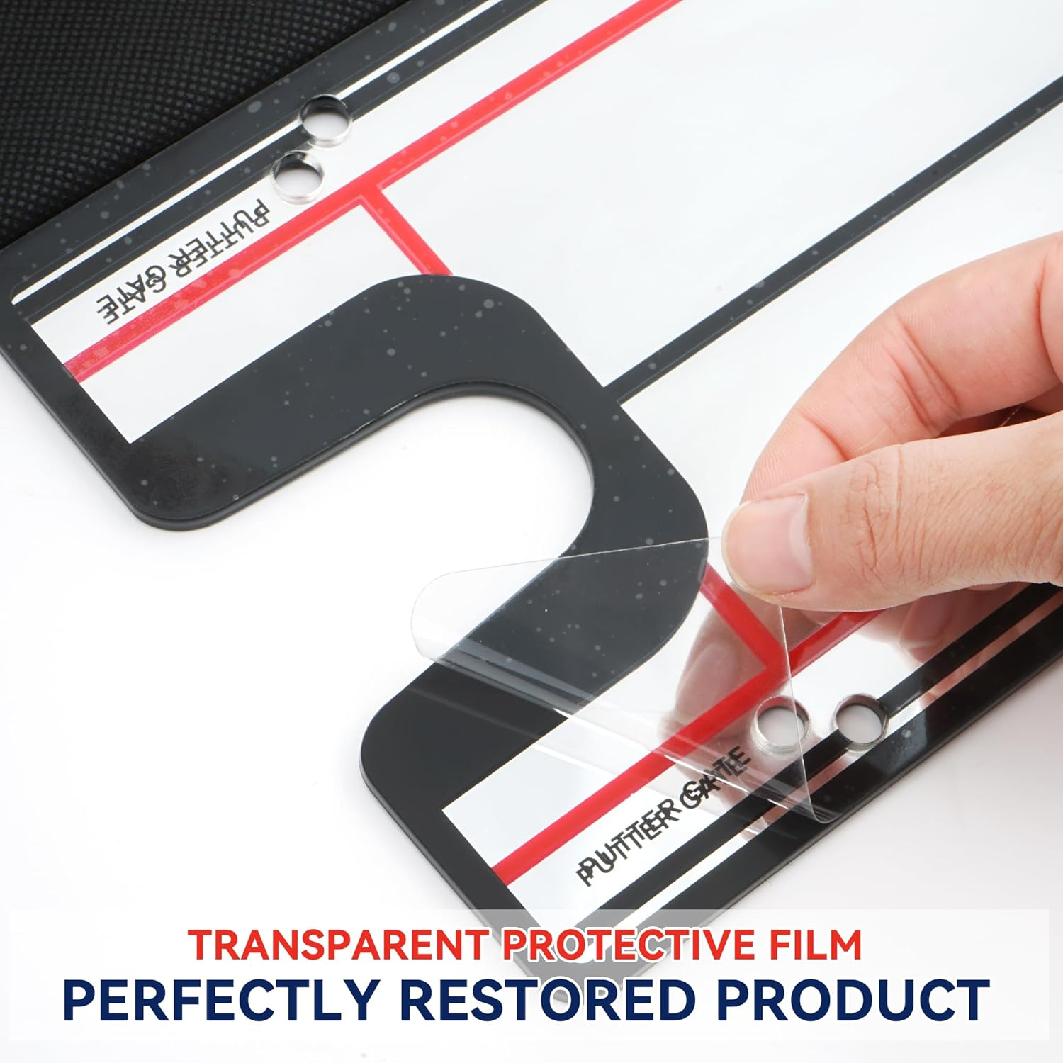 Eagleglo Golf Putting Mirror, Putting Mirror Training Aid for Golf with Putter Line Mirrored Acrylic, Putting Trainer for Golfer Align Eyes, Body, Putter Face, Golf Training Aid Equipment 12&rdquo;Lx 6&rdquo;W image number 3