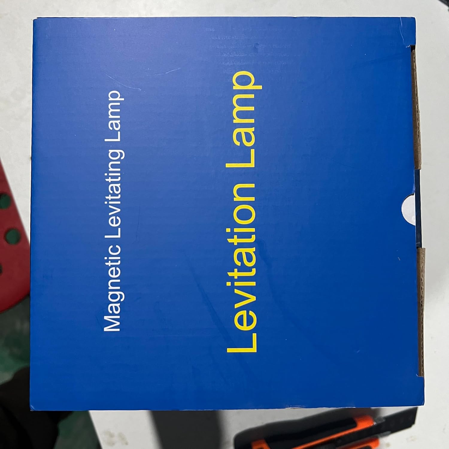 Vnemofey Floating Moon Novelty Lighting 5.9 Inch 3D Printing Night Light with Dimmable Design & Touch Control Base, Romantic Birthday Gifts, Rustic Home Decor