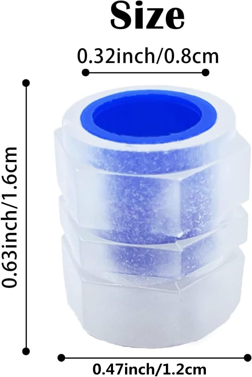 8 Pcs Tire Valve Caps Fluorescent Stem Car Tire Valve Stem Covers,Universal Air Cap Auto Covers for Cars Motorcycles SUV Trucks Bikes Accessories(Blue) image number 1