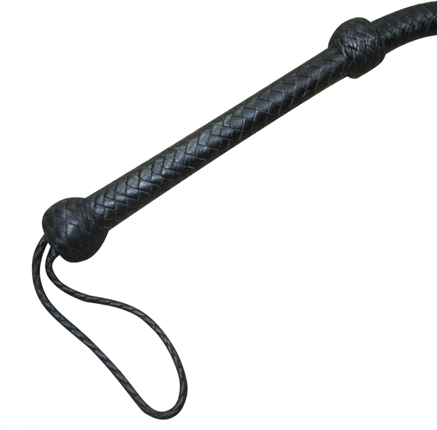 Bullwhip 4Ft Genuine Leather Indiana Jones Style Whip for Equestrian Training & Cracking, Leather Phobia Cowhide Stock Whip image number 6