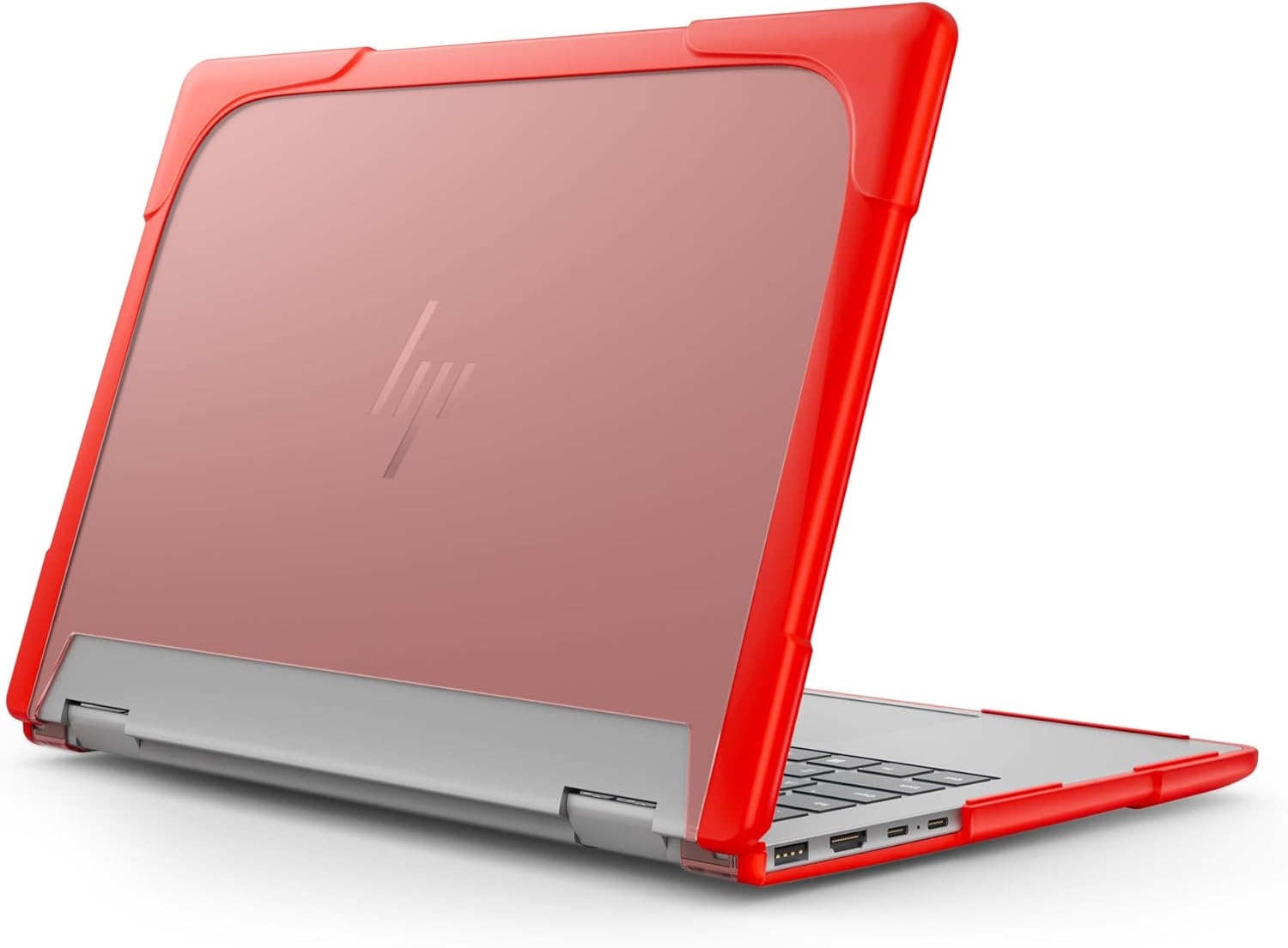 Jarttarn Compatible with 14 Inch HP Envy X360-14 2024 2-In-1 Laptop Protective Shell - Heavy Duty Rugged Hard Shell Cover Frosted Heat Dissipation and anti Drop (Rose)