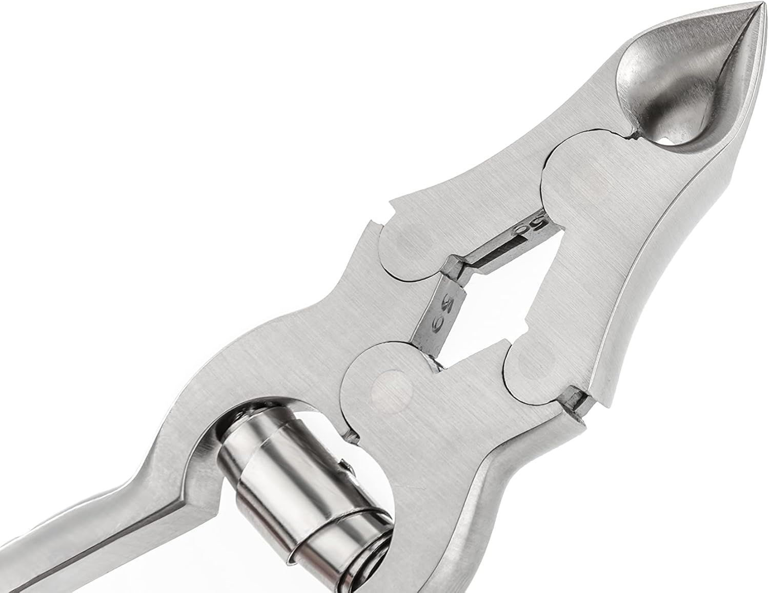 Remos Pedicure Tongs with Gear Ratio for Thick Nails, Two Tip Cutting Edge, Stainless Steel, Length 12 Cm image number 5