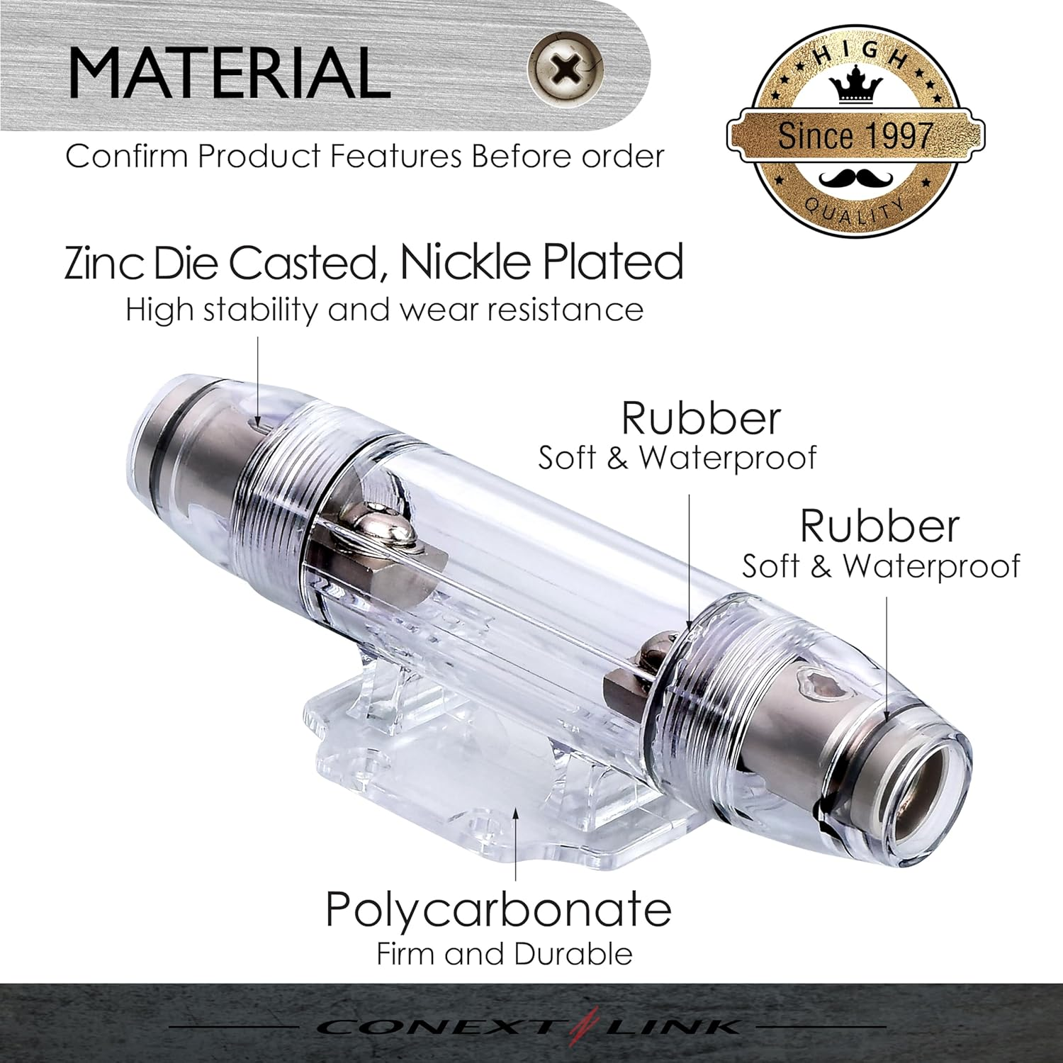 Conext Link FHAW Waterproof ANL Fuse Holder 4 2 1/0 Gauge without Fuse 1 Pack image number 3