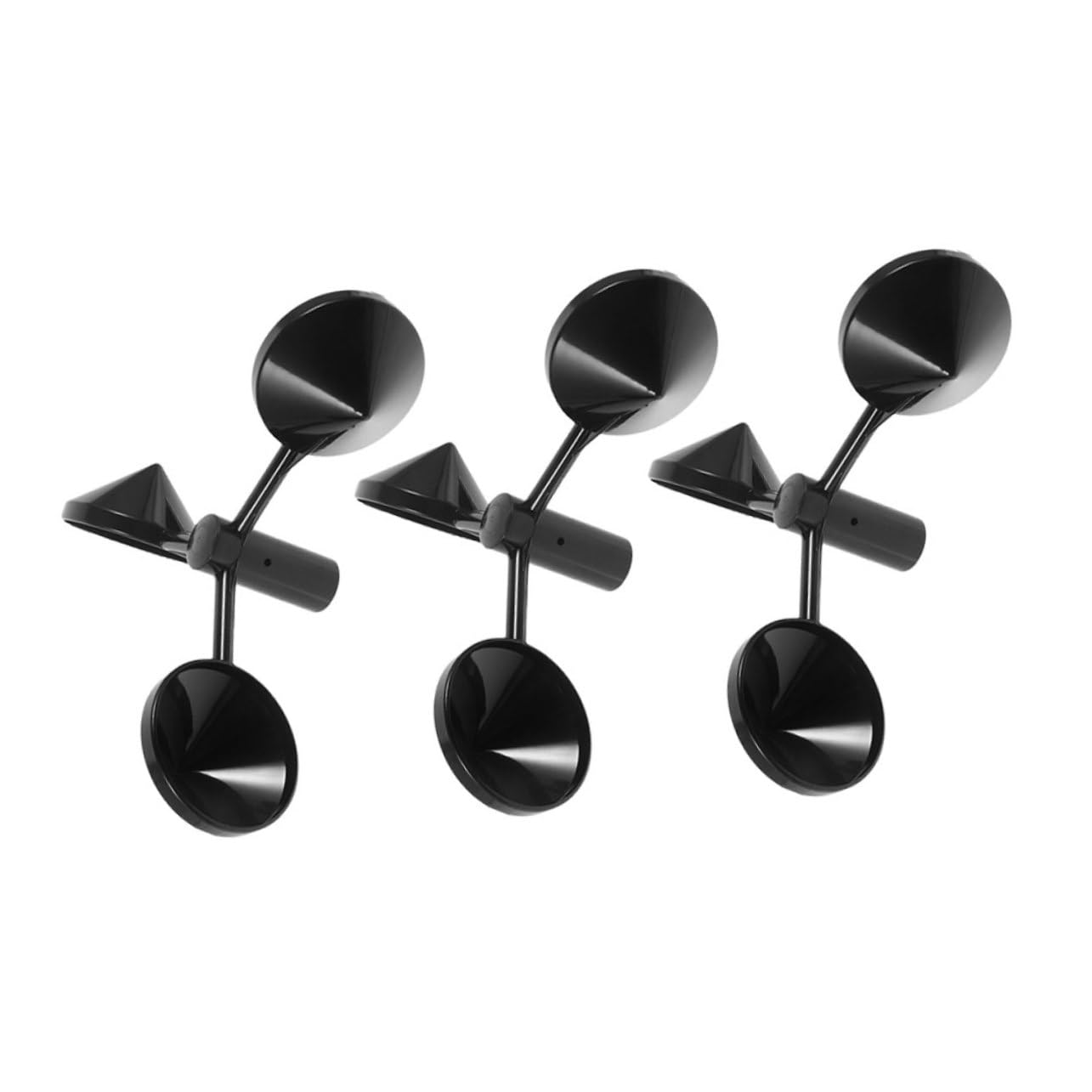 3Pcs Wind Speed Anemometer Cups Metal Replacement Accessories for Accurate Outdoor Wind Measurement Tool for Meteorological Observations image number 4