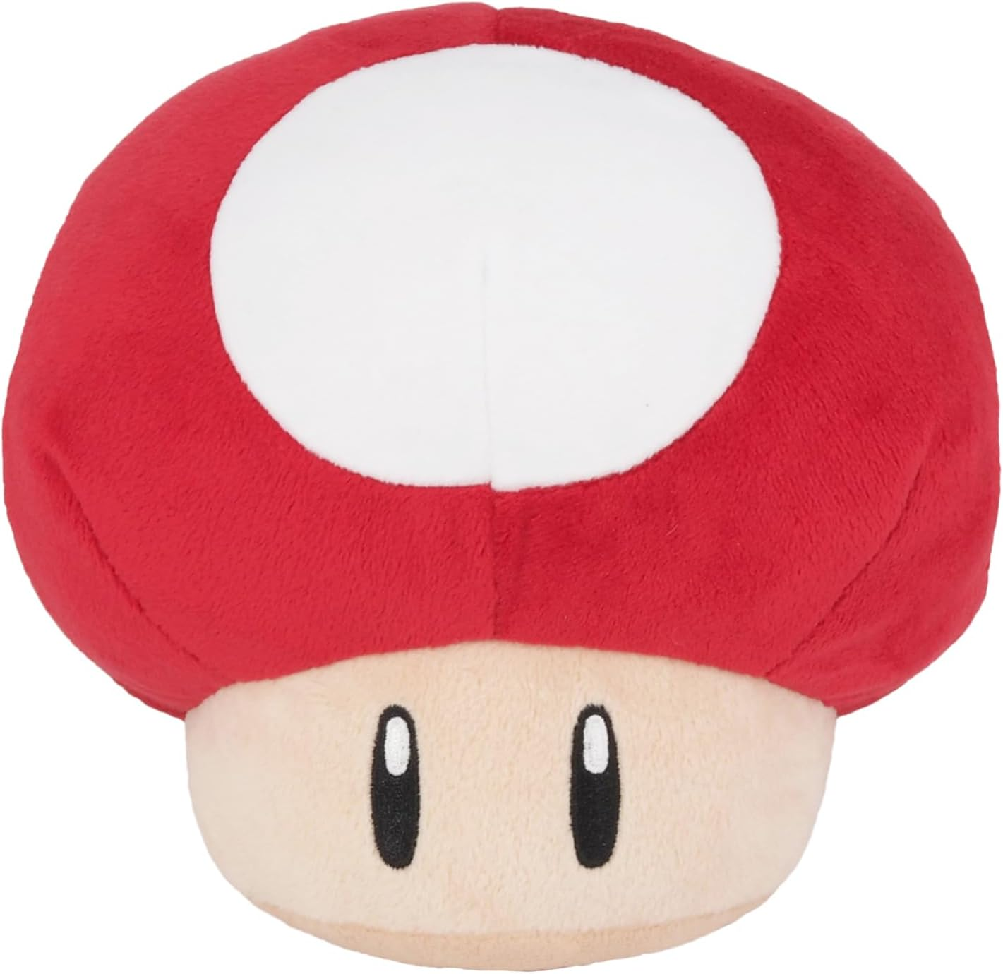 SAN-EI AC60 Super Mario All Star Collection Plush Toy, Super Mushroom, Size S
