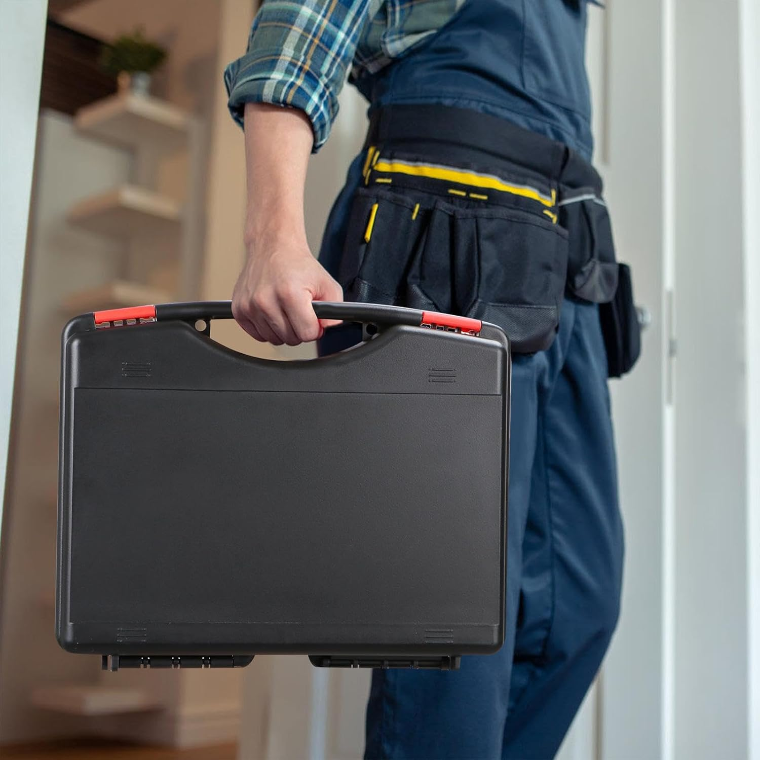 Amagogo 44Pcs Nut and Bolt Thread Checker Bolt and Nut Identifier Gauge Box Male/Female Gauges image number 4