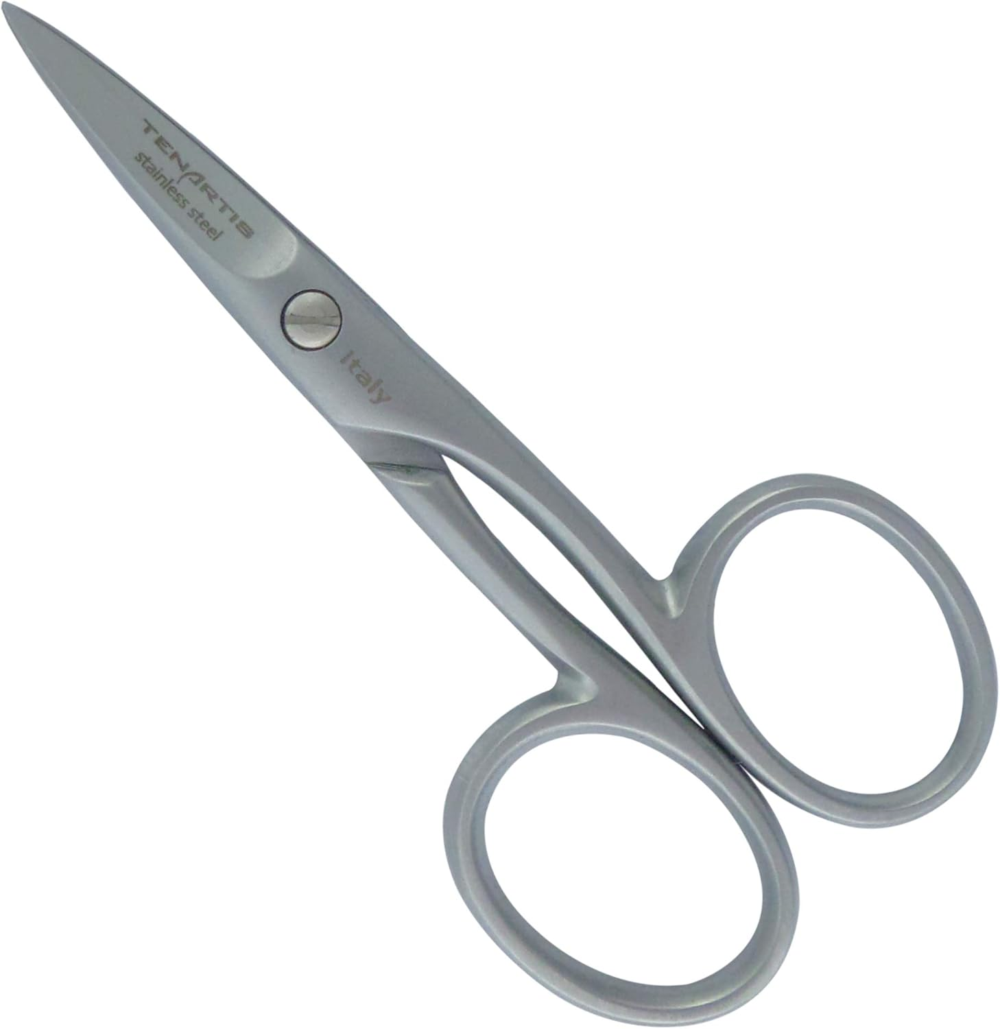 Stainless Steel Curved Nail Scissors - Tenartis Made in Italy