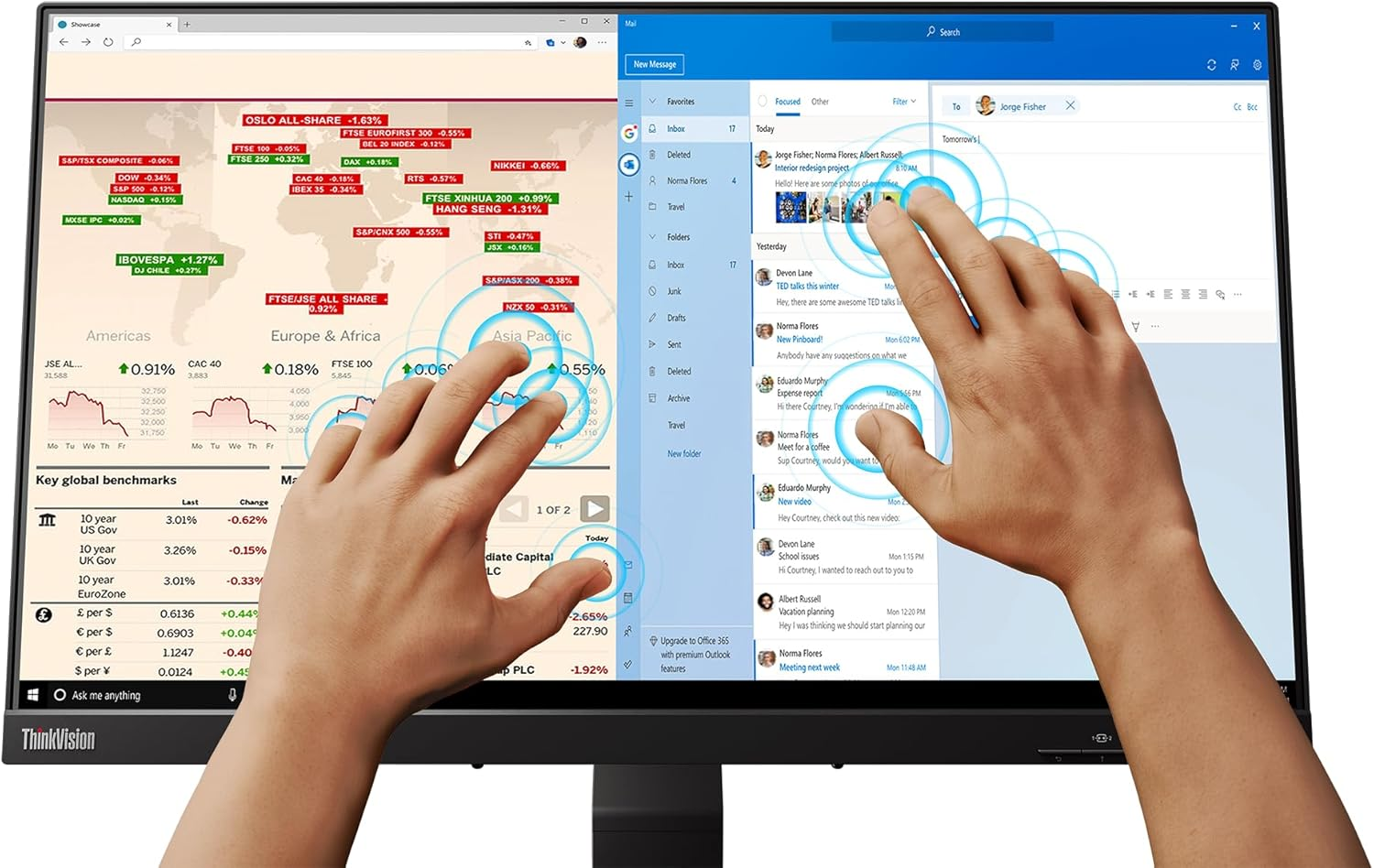 Lenovo LCD Mainstream T24T-20 60 Hz Touch Screen Monitor