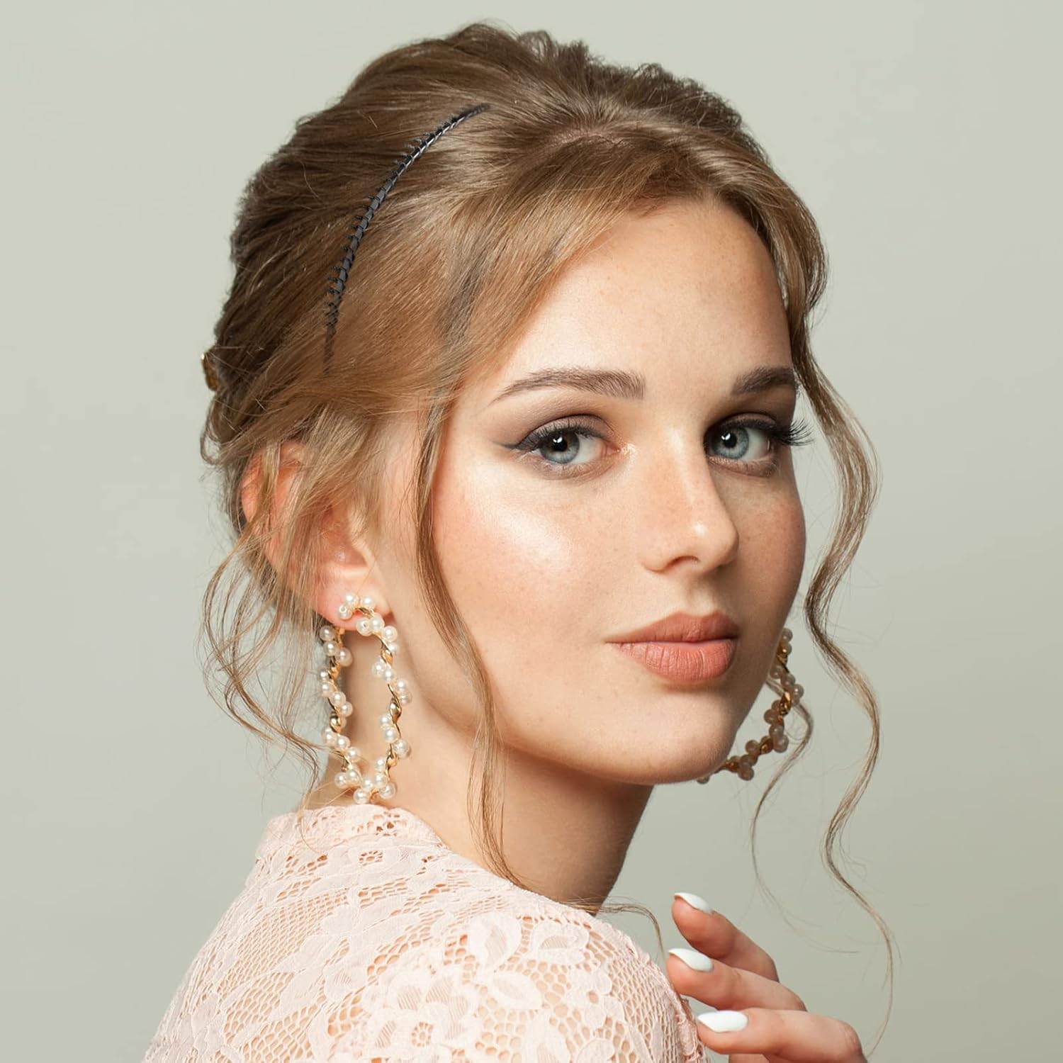 Hicarer 5 Pcs Black Metal Wire Hair Combs, 30 Teeth Wire Twist Bridal Wedding Veil Combs image number 4