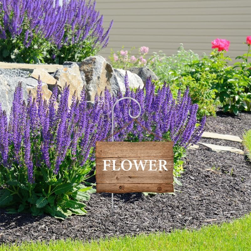 20Pcs Silver Iron Shepherds Hooks - Short Plant Tags & Floral Sticks for Outdoor Arrangements, Bird Feeder, Lantern & Card Holder, Garden Markers image number 3