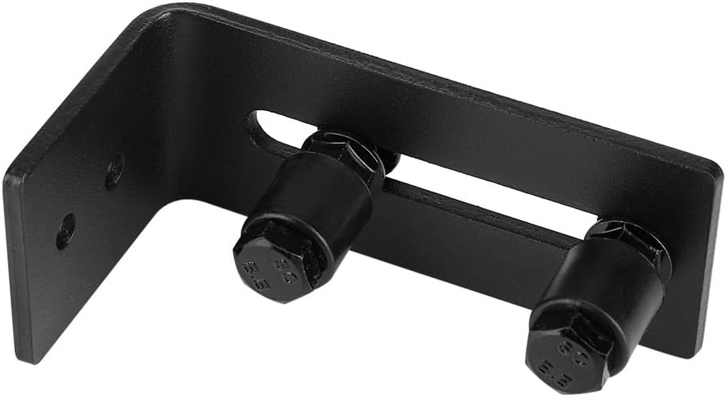 Carbon Steel Sliding Barn Door Bottom Floor Guide Hardware Strong and for Smooth Sliding Black image number 6